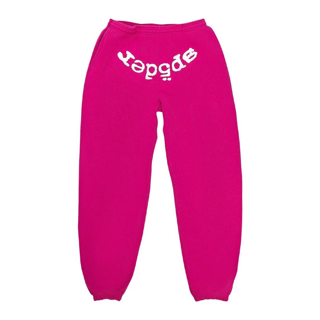 Sp5der Legacy Sweatpants Pink White Size US 36 / EU 52 - 1 Thumbnail