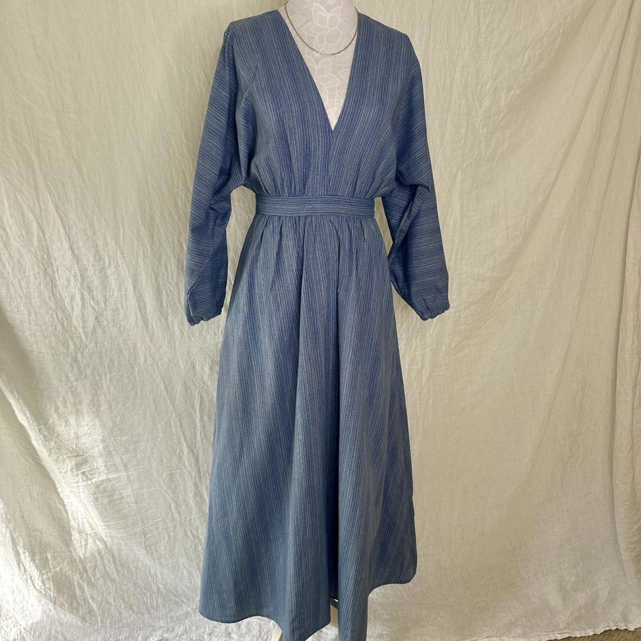 Designer e Lei x The SIL Blue Striped Island Dress NWT Sz 40 (US 8) Size M / US 6-8 / IT 42-44 - 4 Thumbnail