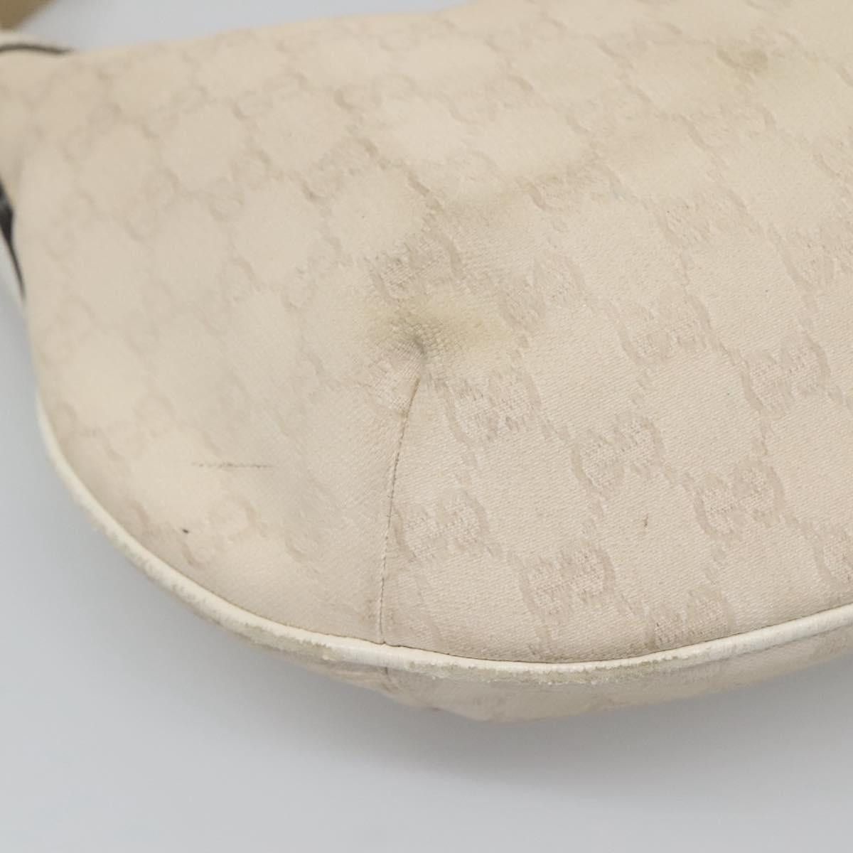 Gucci GUCCI GG Canvas Shoulder Bag White Gold Size ONE SIZE - 15 Thumbnail