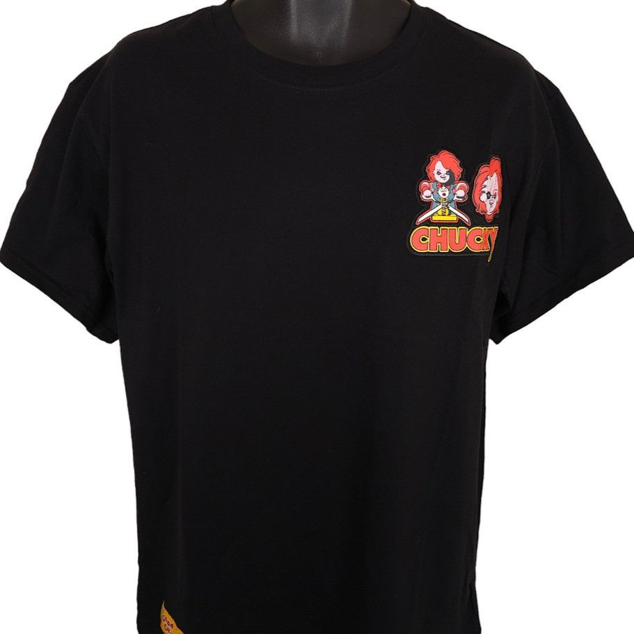 Other Chucky T Shirt Mens Size Medium Black All Over Print Childs Size US M / EU 48-50 / 2 - 2 Thumbnail