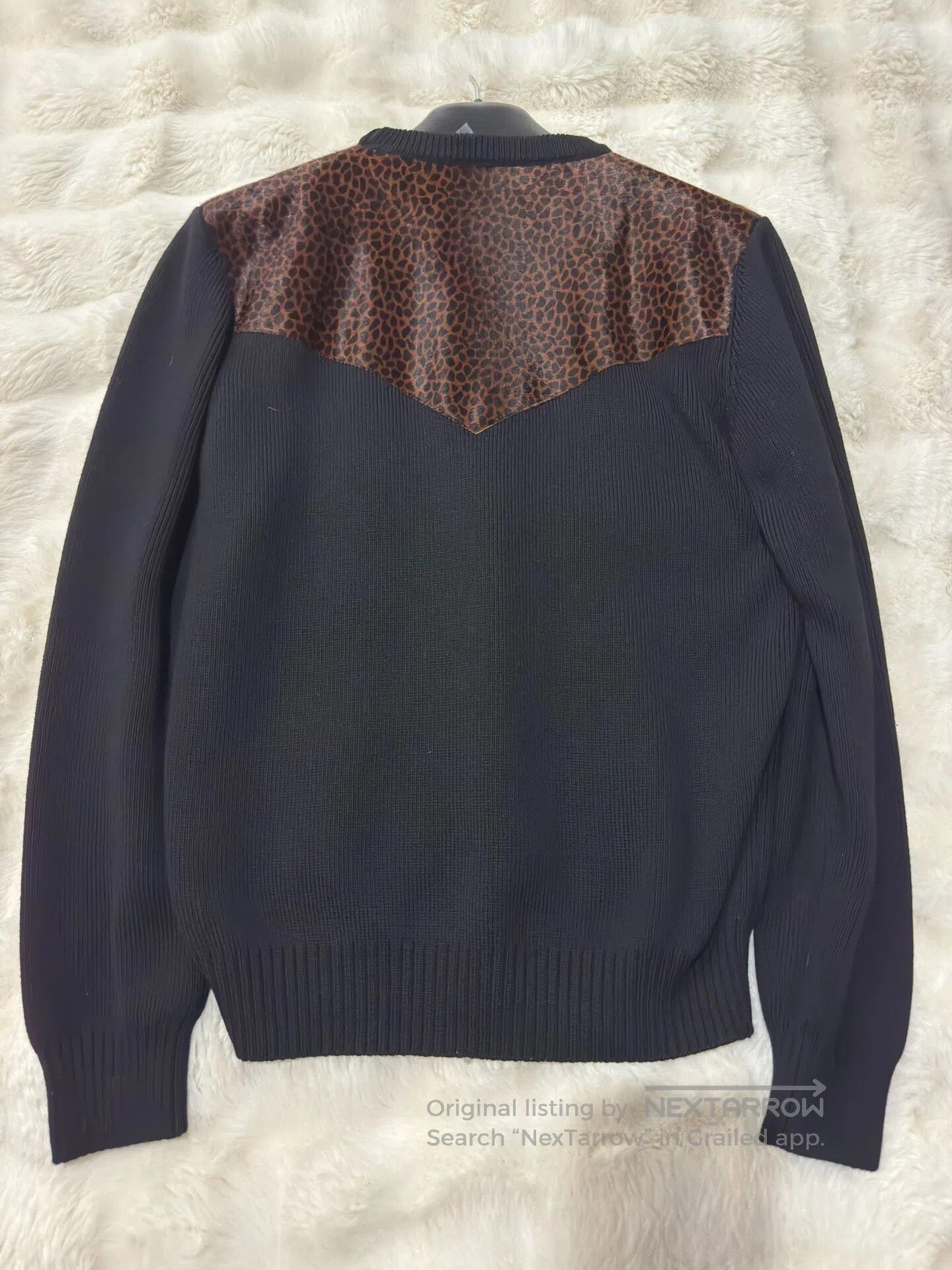 Saint Laurent Paris Saint Laurent Paris Original year leopard print leather sw Size US L / EU 52-54 / 3 - 2 Thumbnail