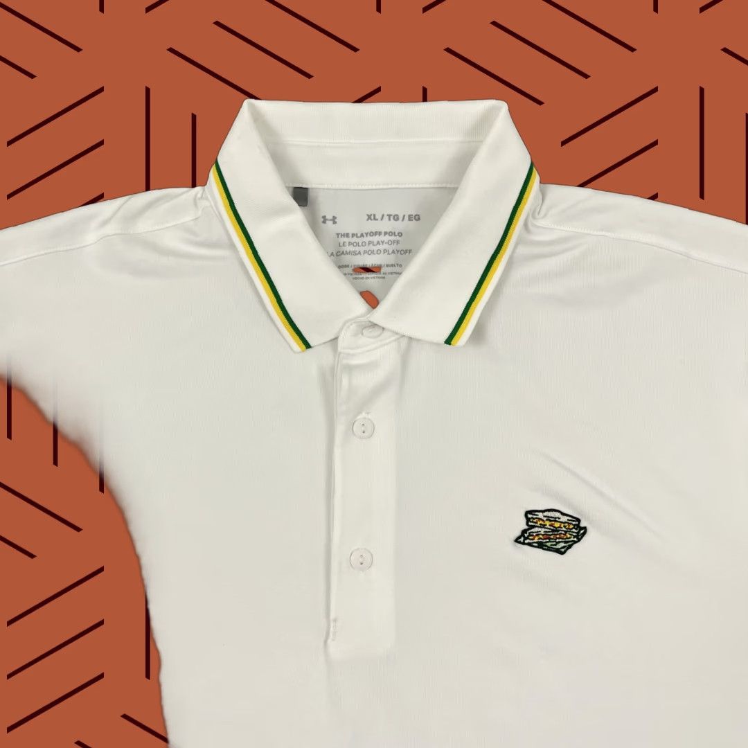 Under Armour Under Armour Polo Mens XL White Golf Performance Shirt Size US XL / EU 56 / 4 - 1 Thumbnail