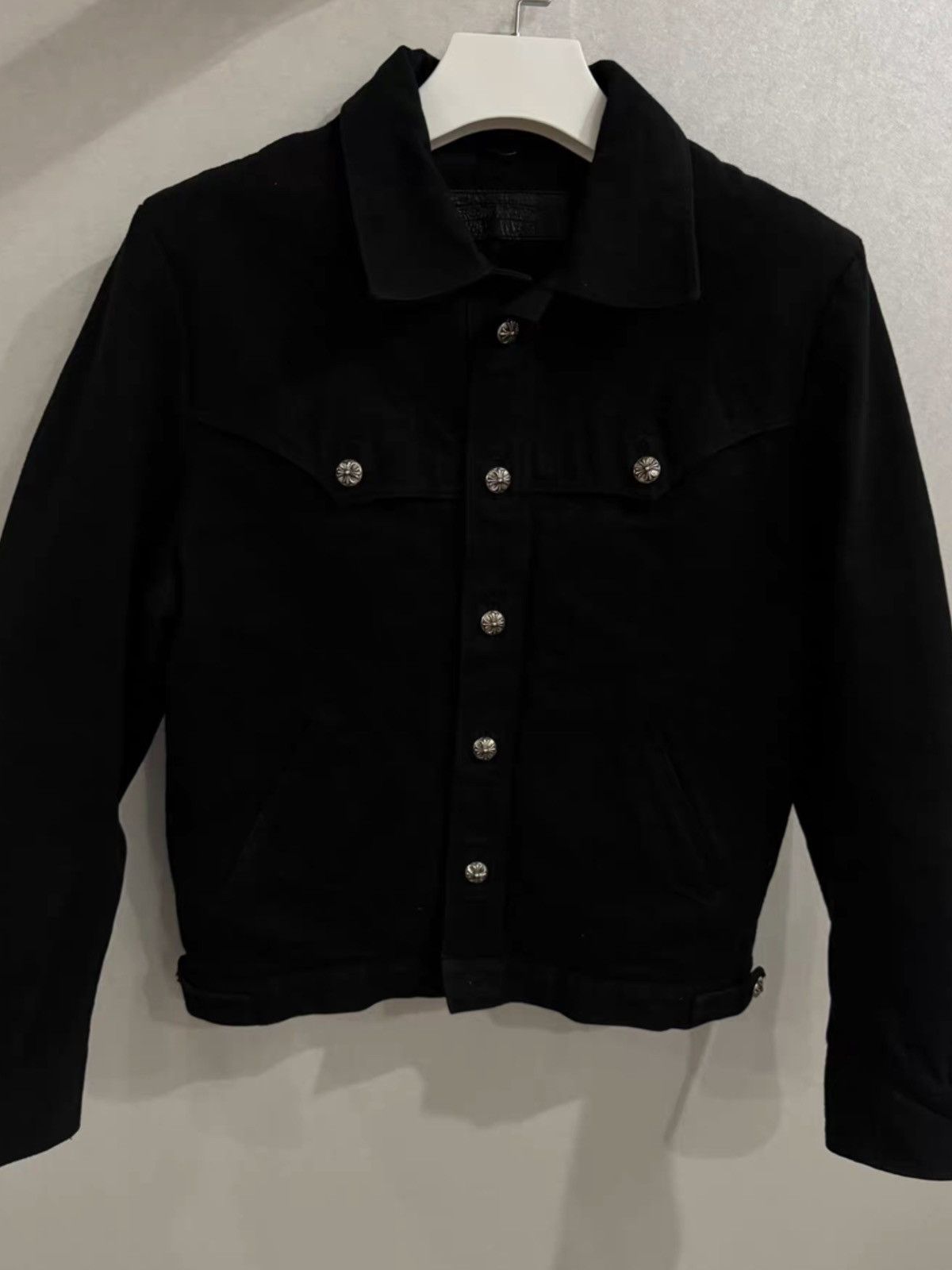 Chrome Hearts Chrome hearts leather patch denim jacket Size US M / EU 48-50 / 2 - 2 Thumbnail