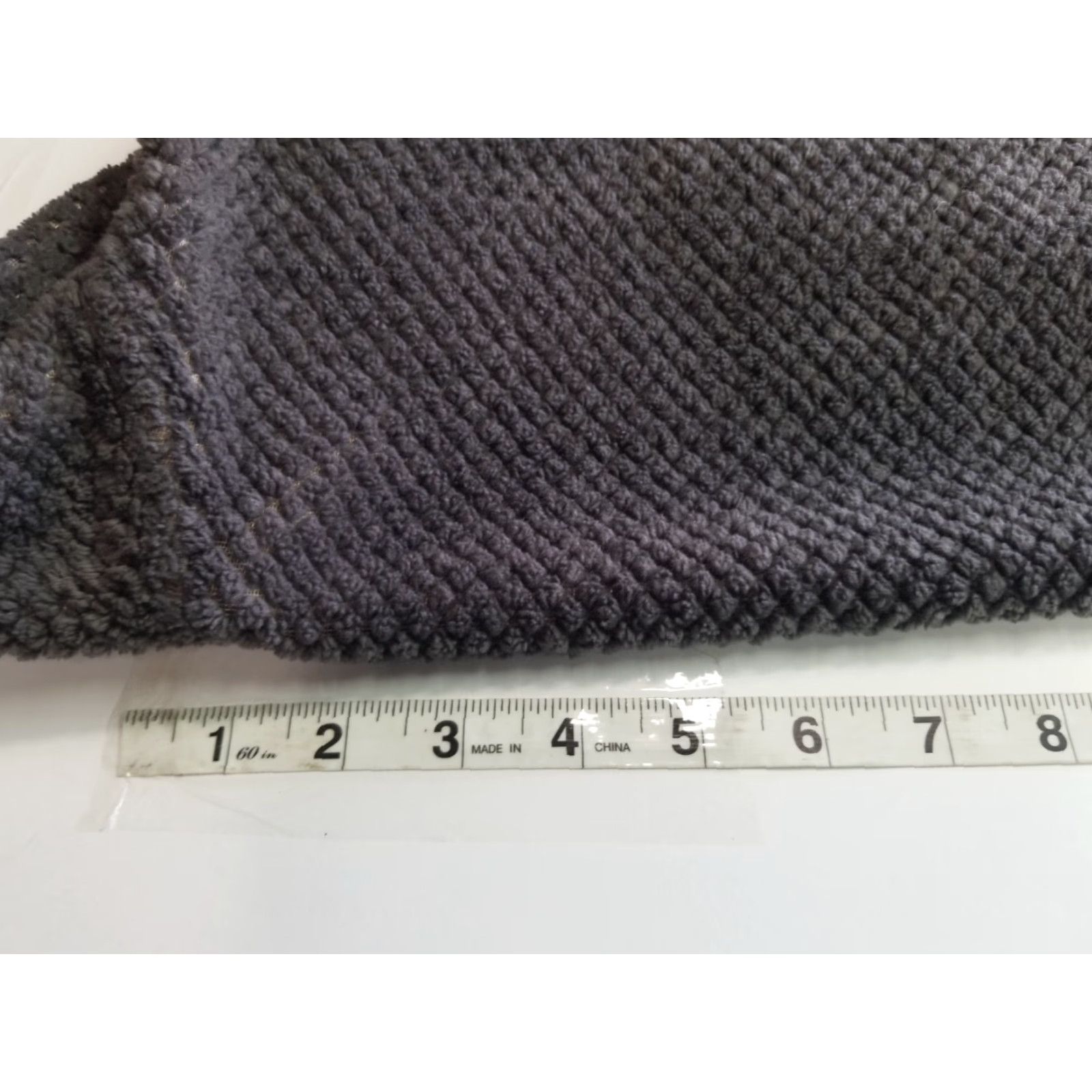 Vintage Stan Herman Robe Women Large Gray Velour Zip-Up Pockets Plush Mock Neck Long Sleeve Polyester Size ONE SIZE - 5 Thumbnail