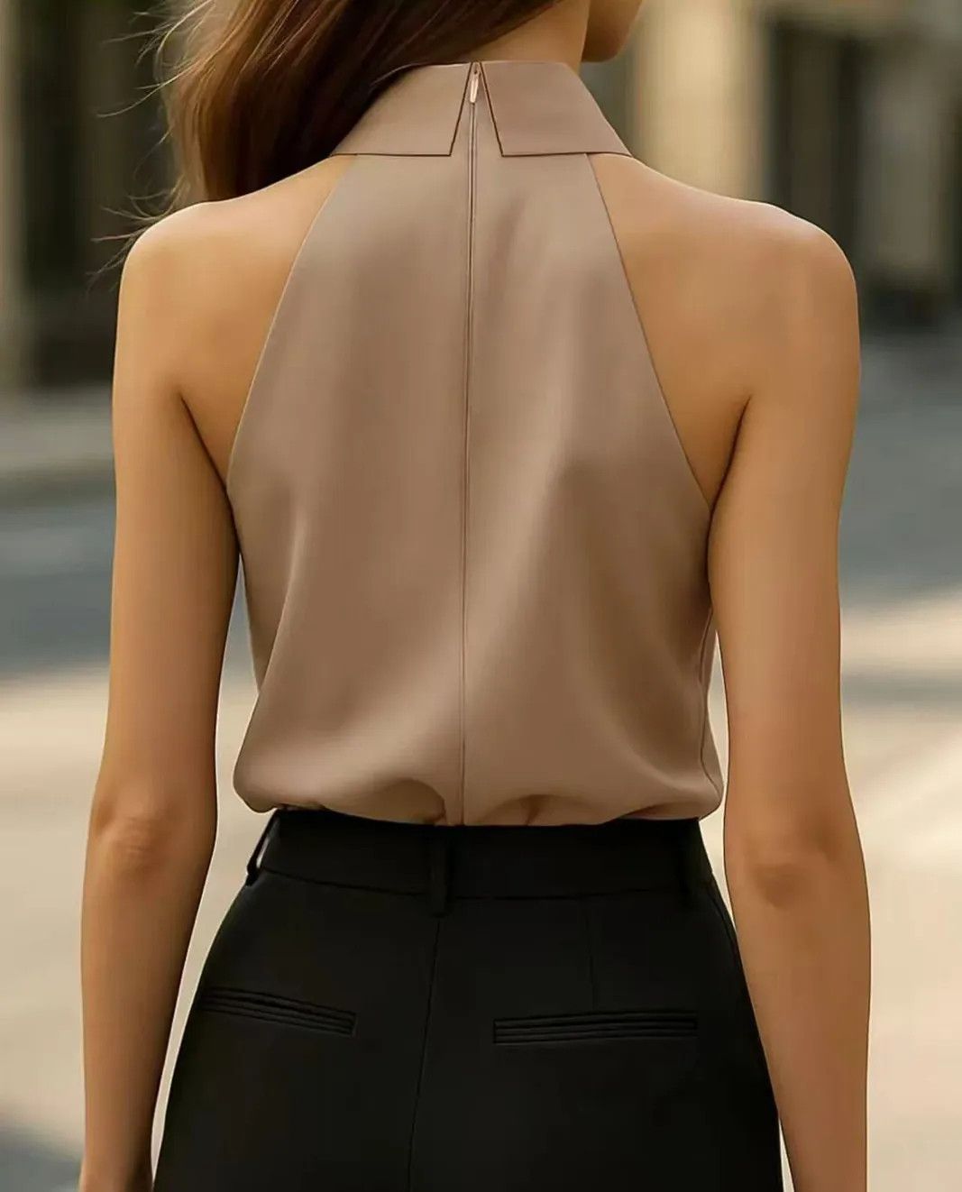 Other Polo Collar Tie Shirt Women's Design Vest Size M / US 6-8 / IT 42-44 - 8 Thumbnail