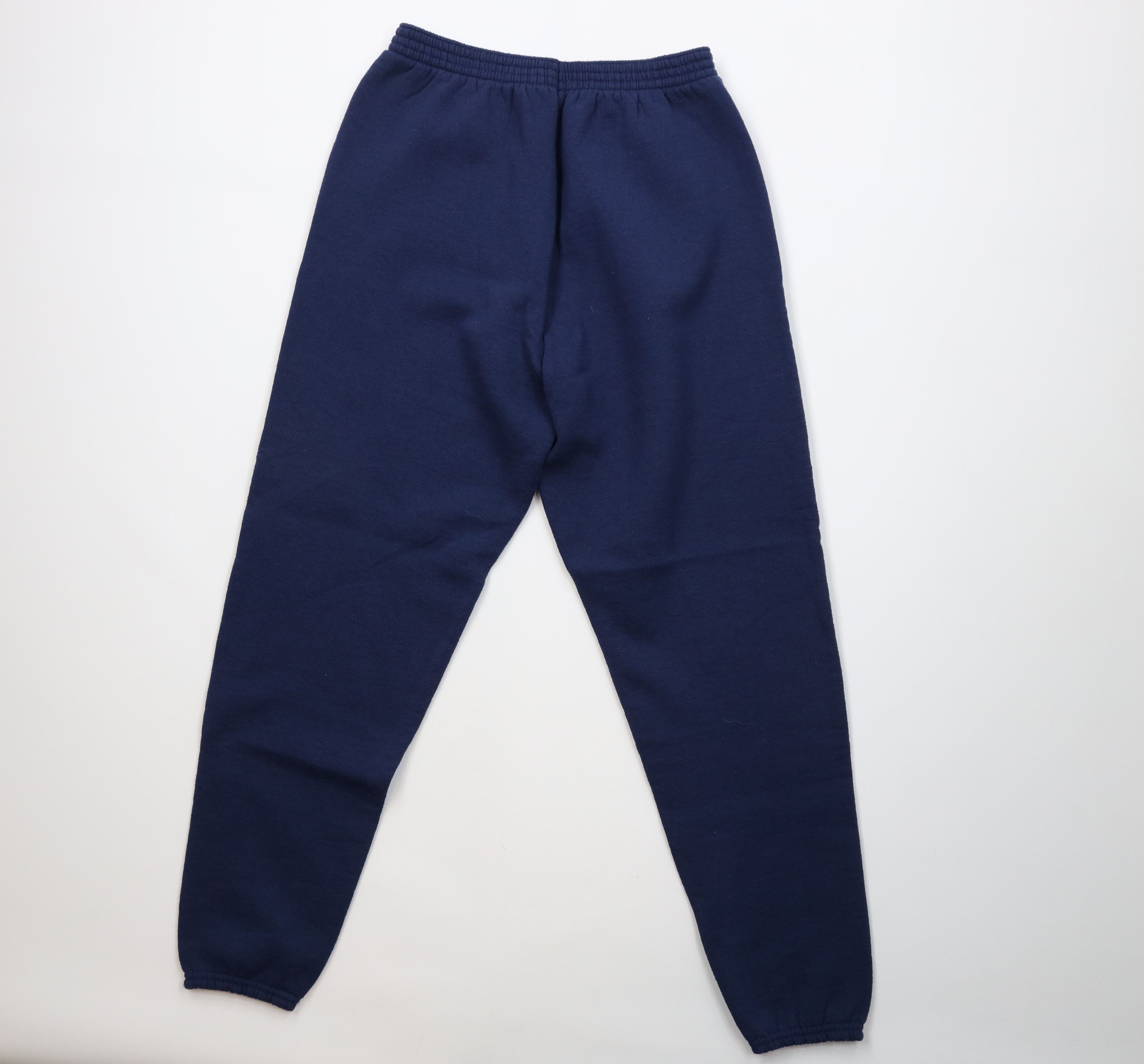 Vintage Vintage 90s Streetwear Sweatpants Joggers Pants Navy Blue Size 26" / US 2 / IT 38 - 11 Thumbnail