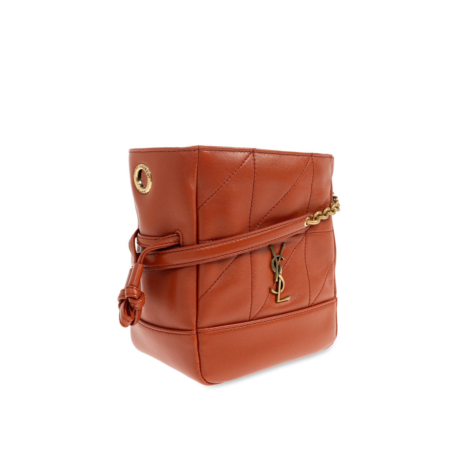 AMI SAINT LAURENT Jamie Mini $2450 Orange Pouch Bag New & Authen Size ONE SIZE - 3 Thumbnail