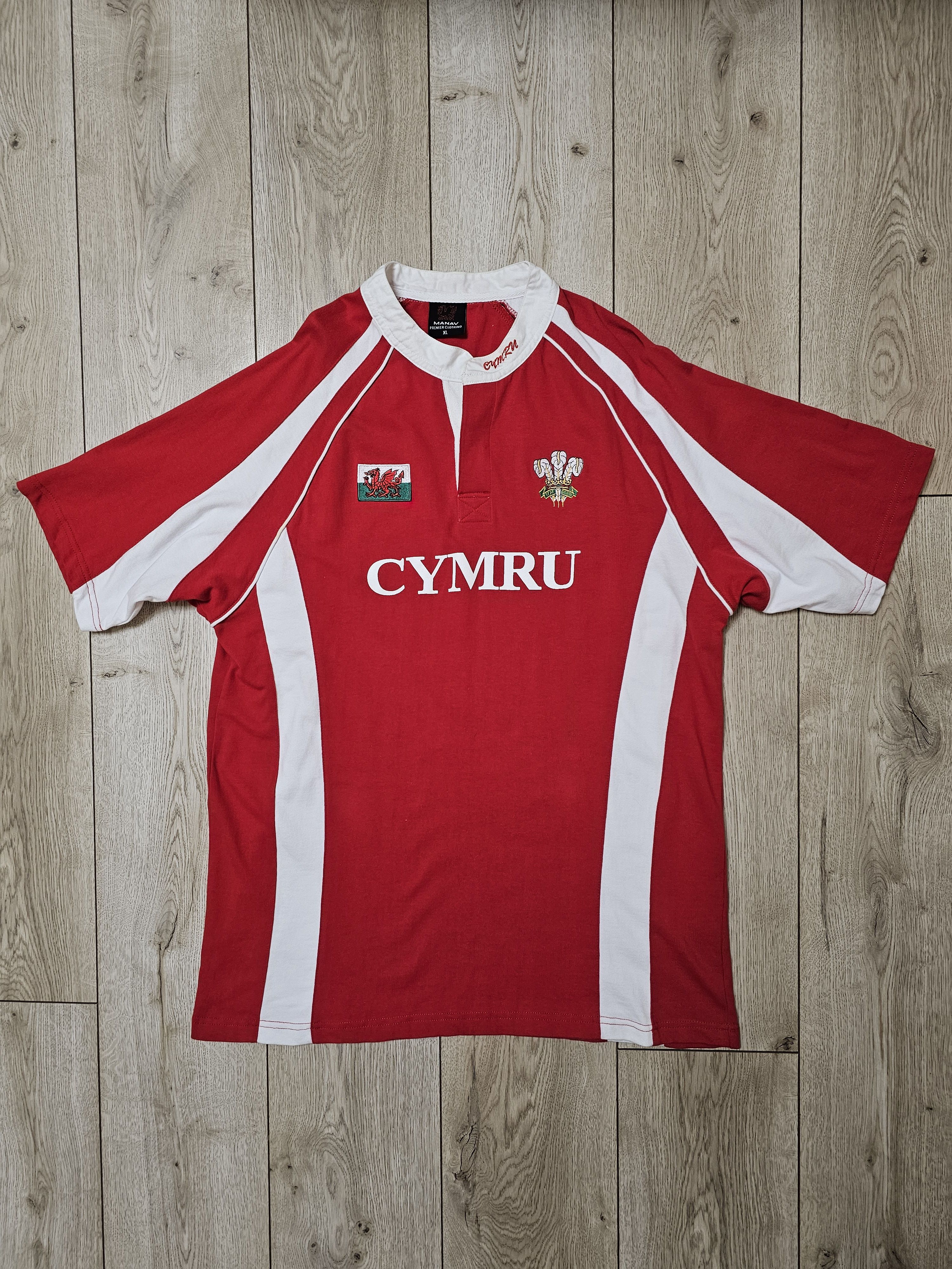 Vintage WALES RUGBY JERSEY VINTAGE WRU RUGBY SHIRT Size US XL / EU 56 / 4 - 1 Thumbnail