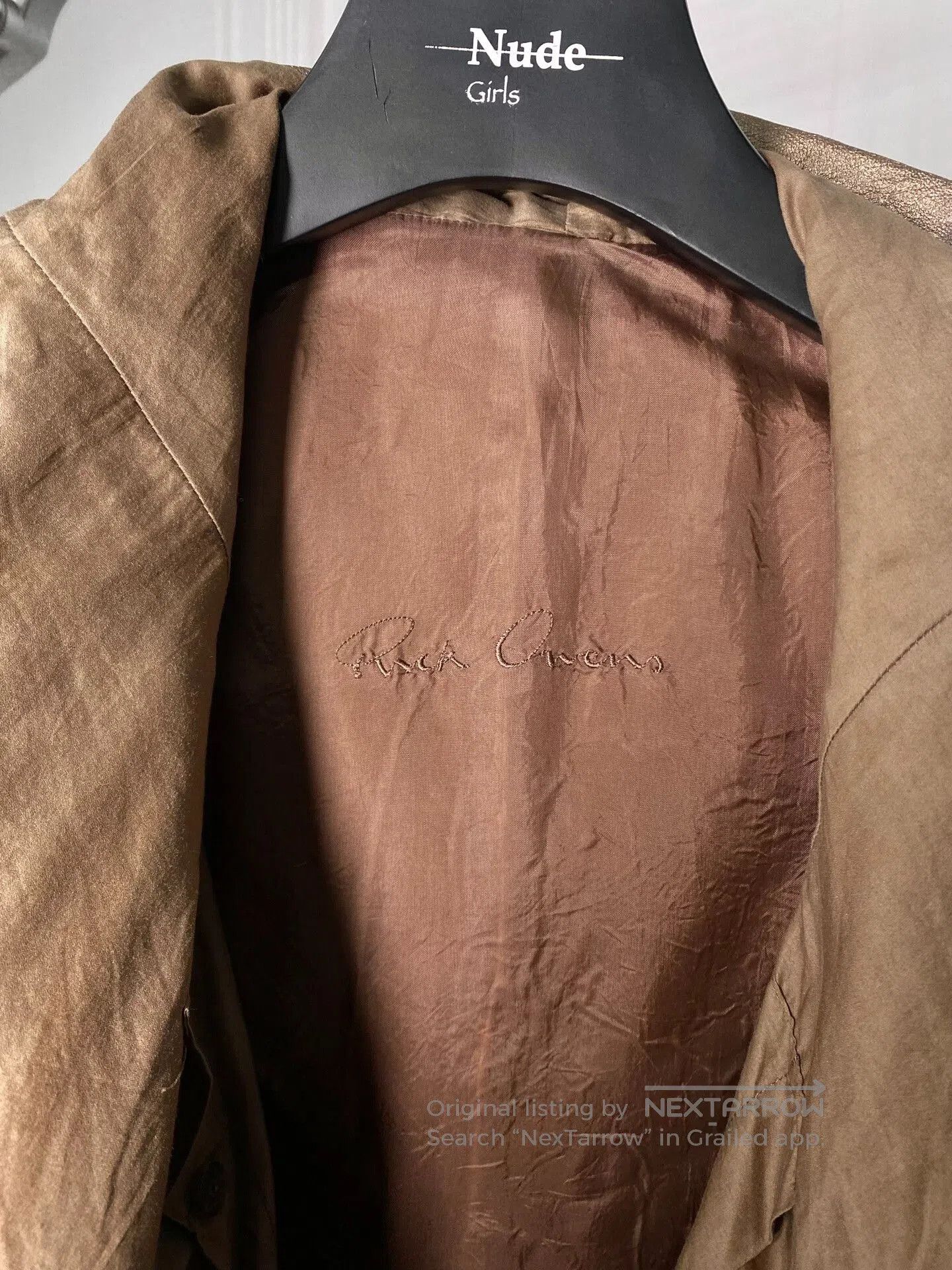 Rick Owens Rick Owens Leather Sleeveless Vest. Size US M / EU 48-50 / 2 - 3 Thumbnail