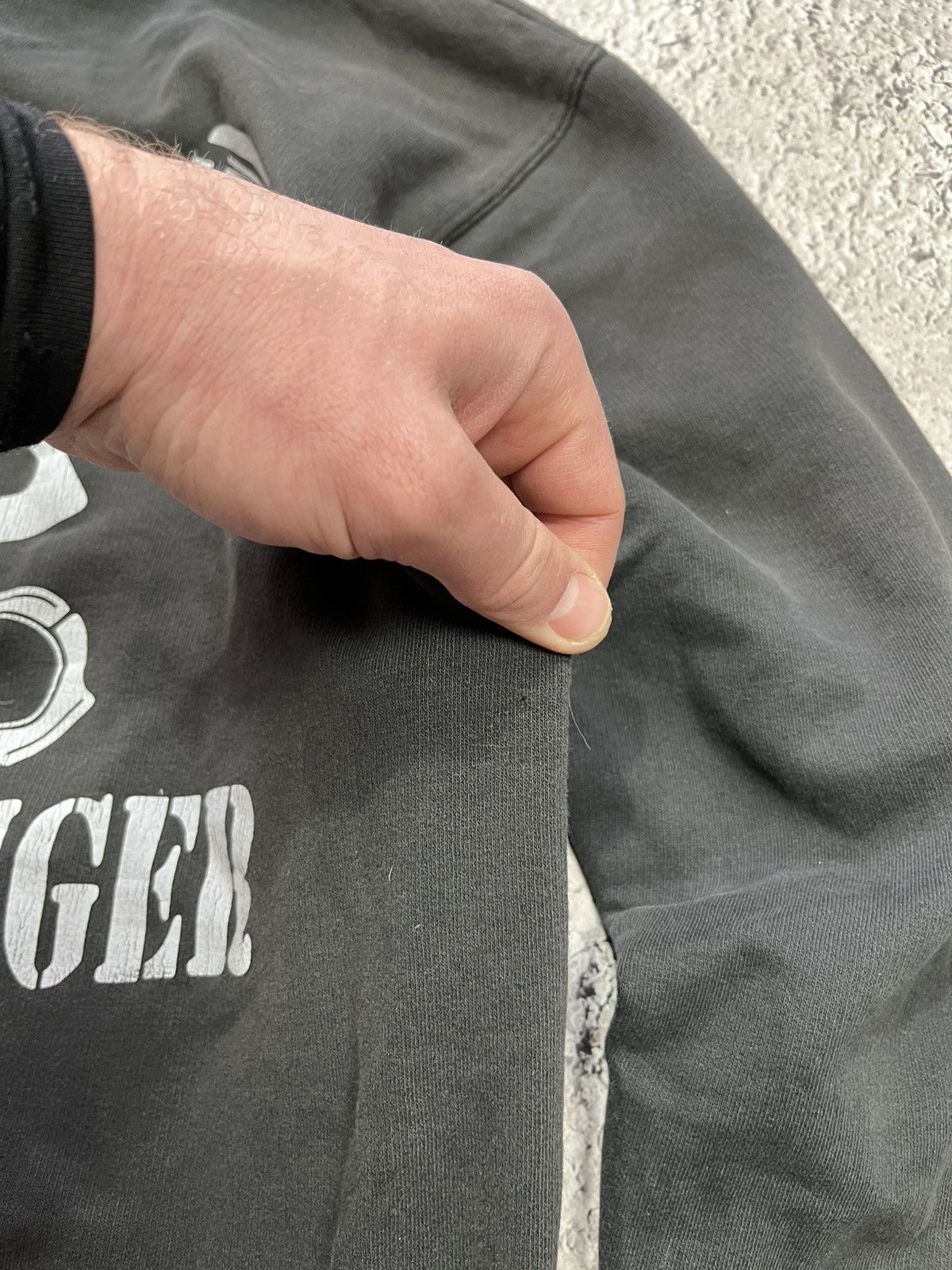 Other Vintage Grenzgaenger Biker Skull Faded Hoodie Size US M / EU 48-50 / 2 - 11 Thumbnail