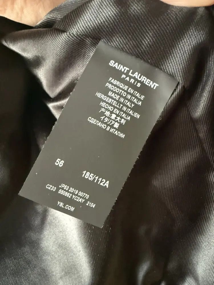 Saint Laurent Paris YSL Suede Teddy Jacket Size US XL / EU 56 / 4 - 4 Thumbnail