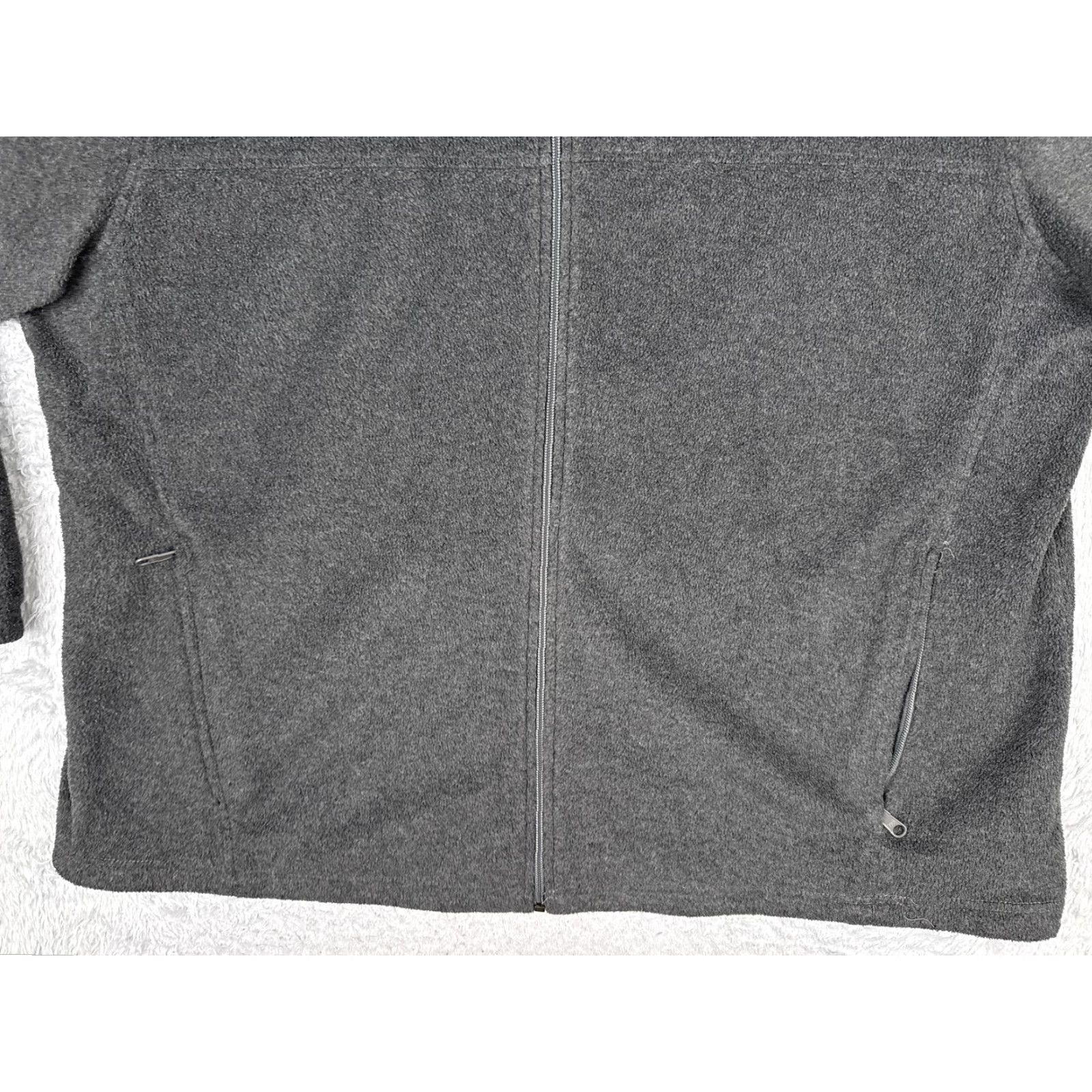 Vintage Columbia Jacket Womens 3X Gray Fleece Full Zip Collared Pockets Outdoor Warm Size XXL / US 16-18 / IT 52-54 - 5 Thumbnail