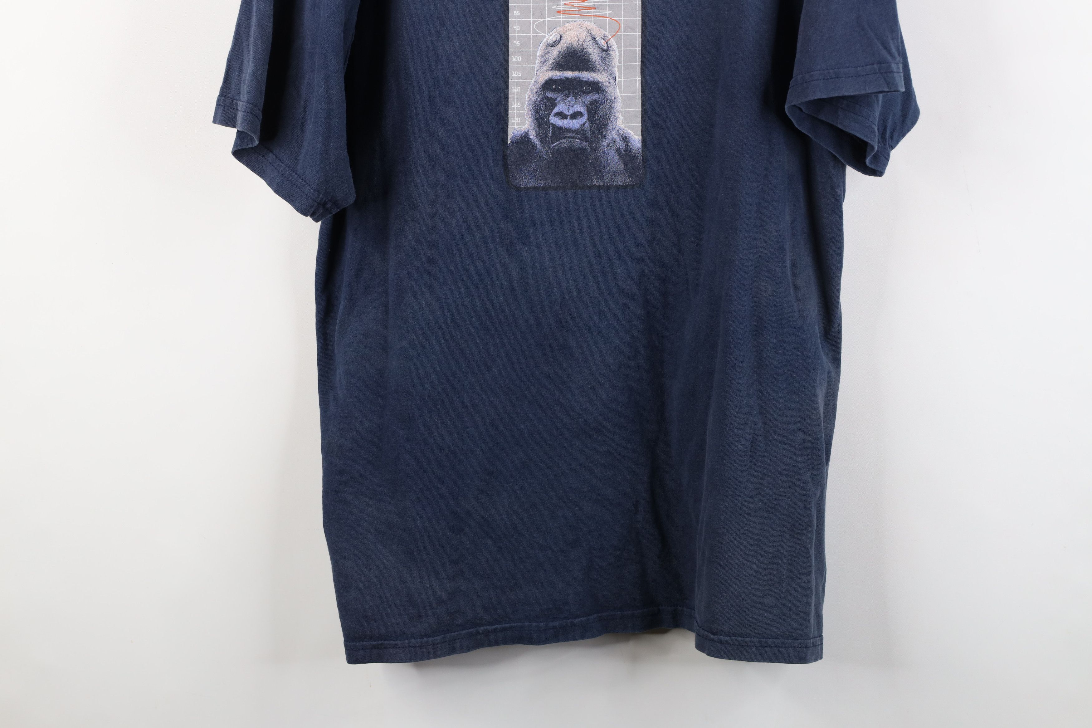 Vintage Vintage 90s MTV Sports Short Sleeve T-Shirt Blue Cotton Size US XL / EU 56 / 4 - 3 Thumbnail