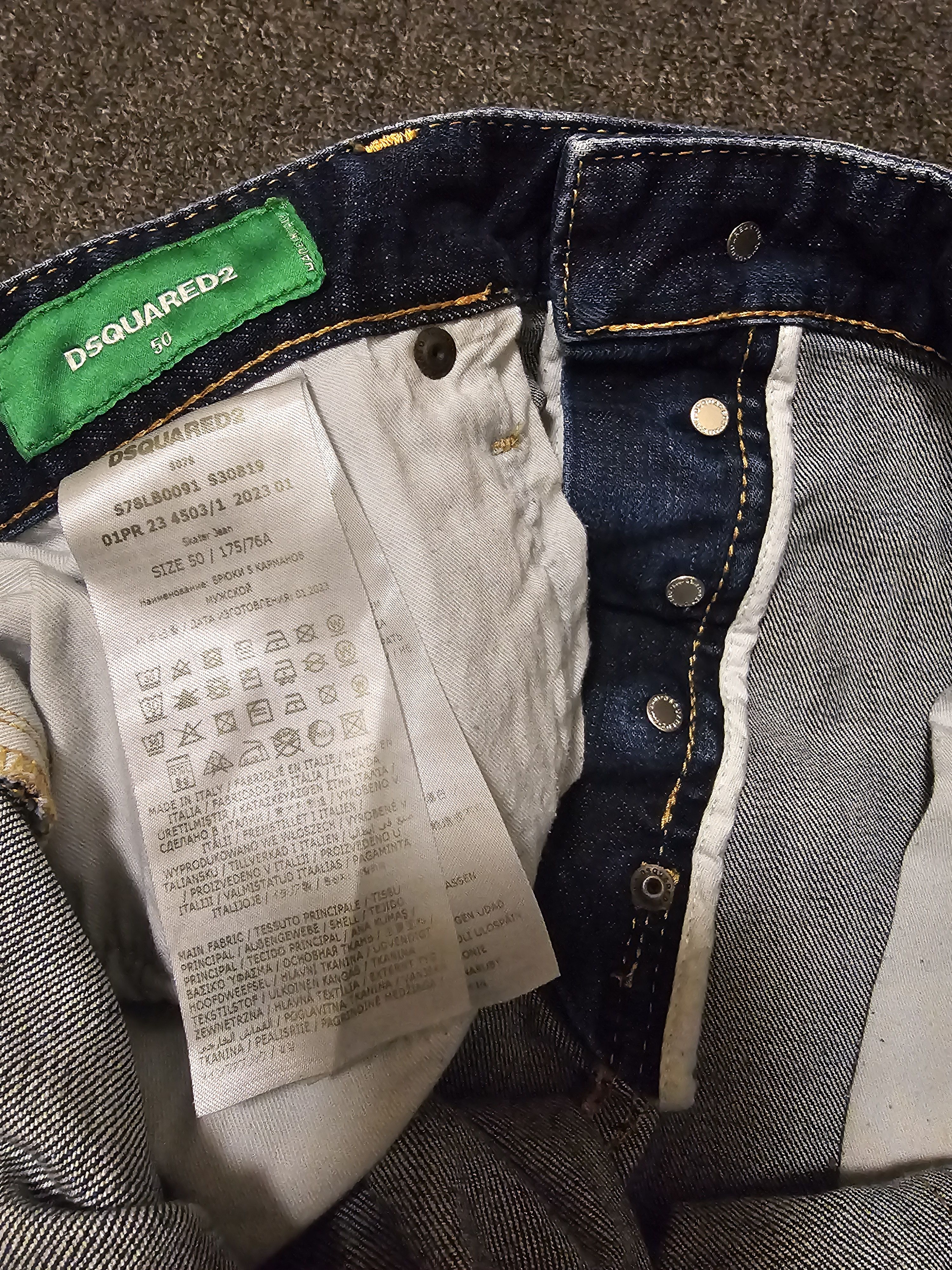 Dsquared2 Dsquared2 men's skater jeans size 50 Size US 34 / EU 50 - 5 Thumbnail