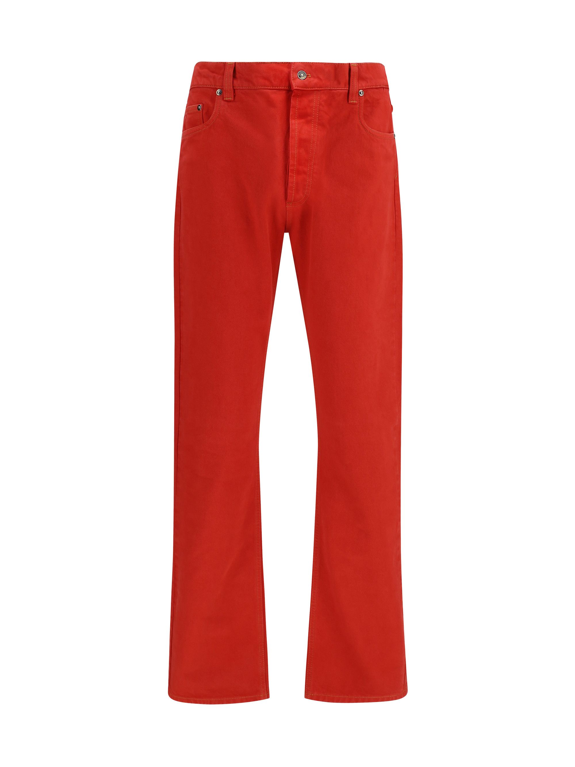 Versace Straight-leg cotton denim Jeans Size US 32 / EU 48 - 1 Thumbnail