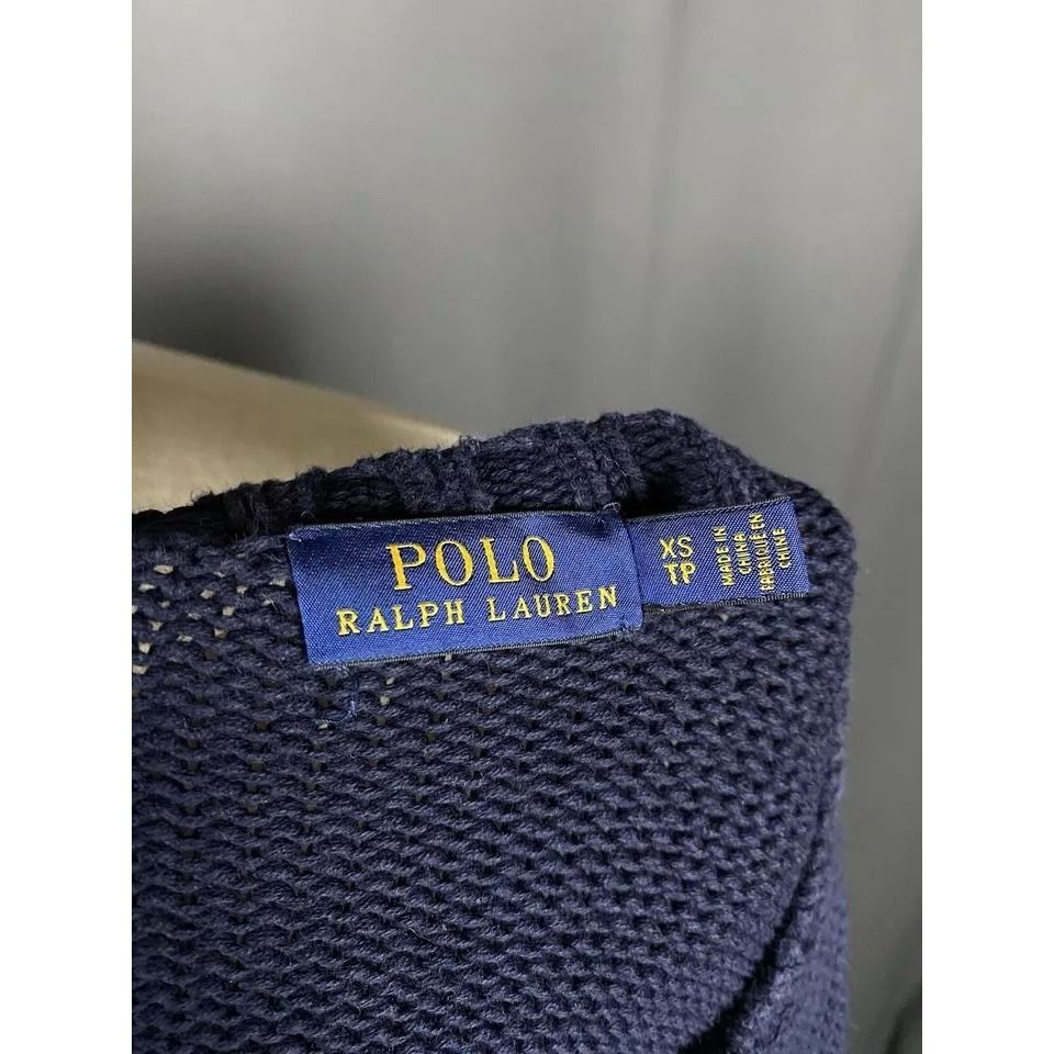 Polo Ralph Lauren Polo Ralph Lauren US Flag Heavy Knitted Men's Blue Crewneck Size US XS / EU 42 / 0 - 9 Thumbnail