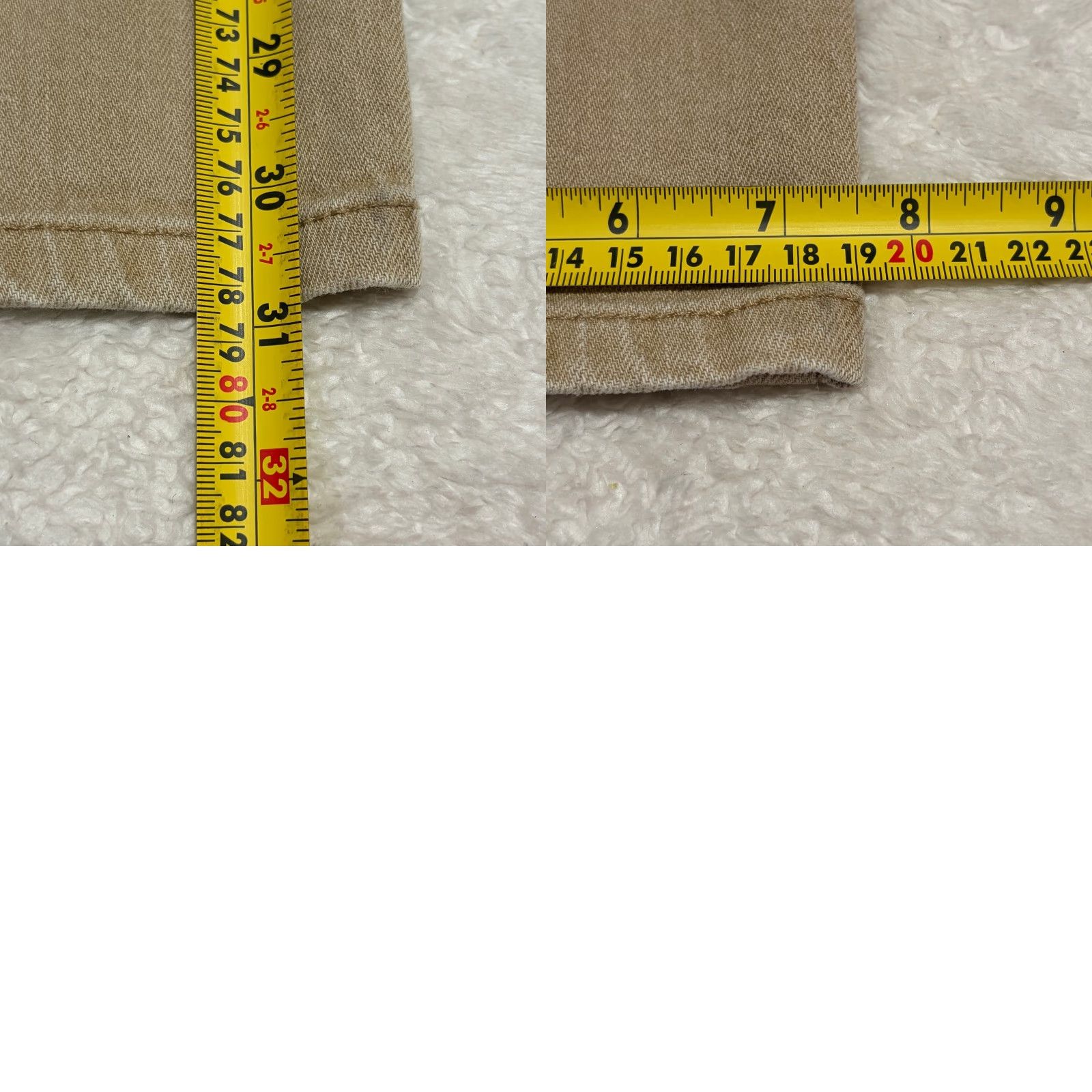 Ralph Lauren Ralph Lauren Pants Womens 12 Tan Beige Stretch Knee Patch Riding Equestrian Chino Straight Leg 31in Inseam Size 34" / US 12 / IT 48 - 9 Thumbnail