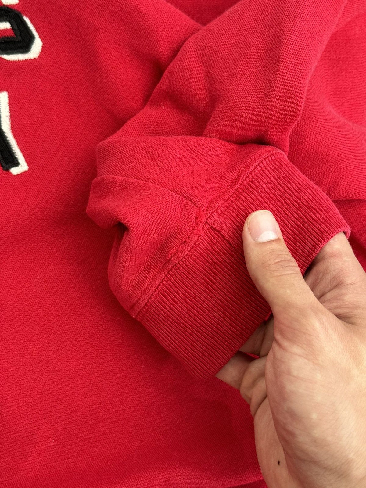Polo Ralph Lauren × Vintage Vintage Polo Ralph Lauren jeans big logo faded sweatshirt Size US L / EU 52-54 / 3 - 9 Thumbnail
