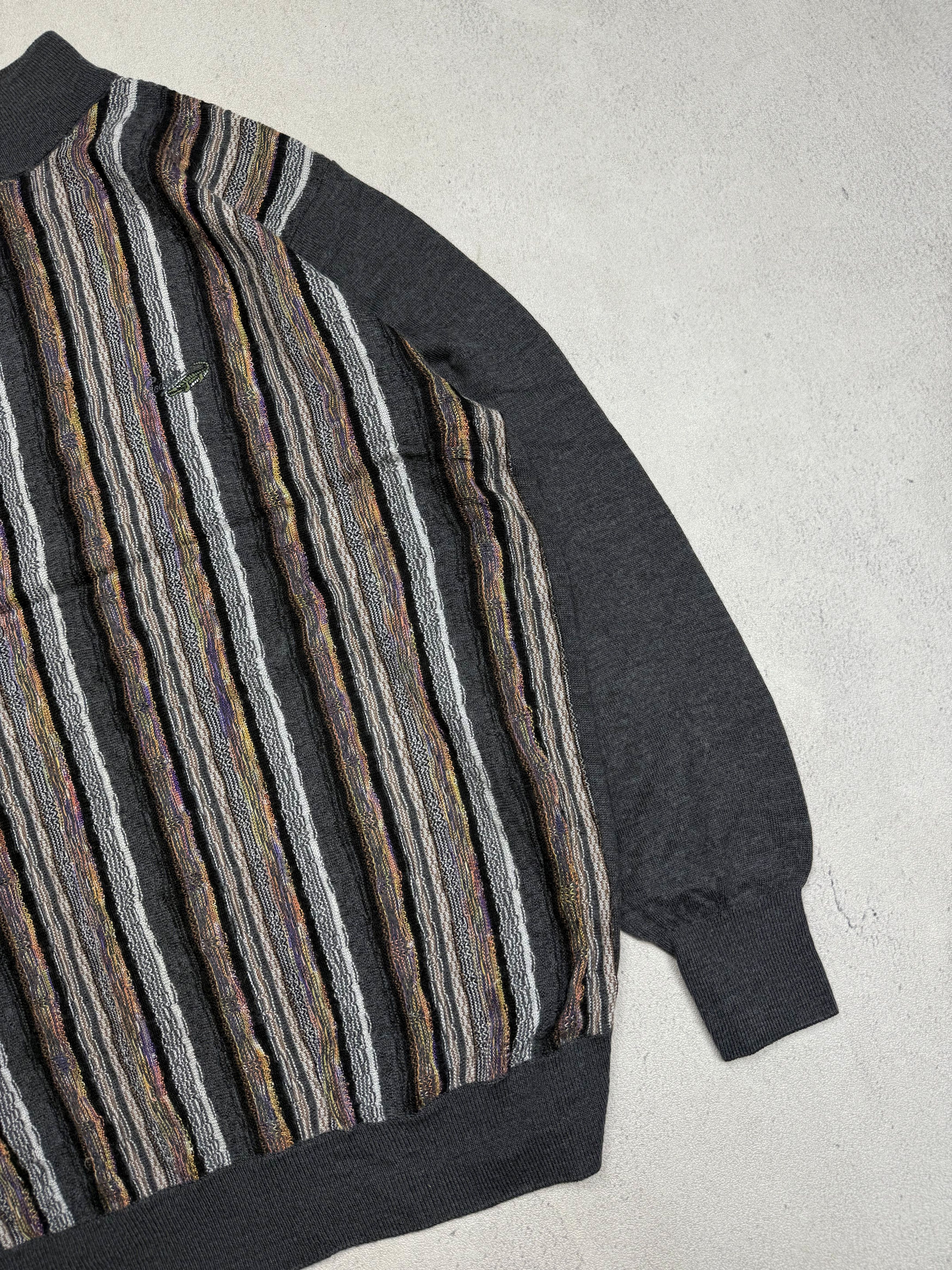 Vintage Vintage Crocodile Knit Sweater 3D Size US S / EU 44-46 / 1 - 4 Thumbnail