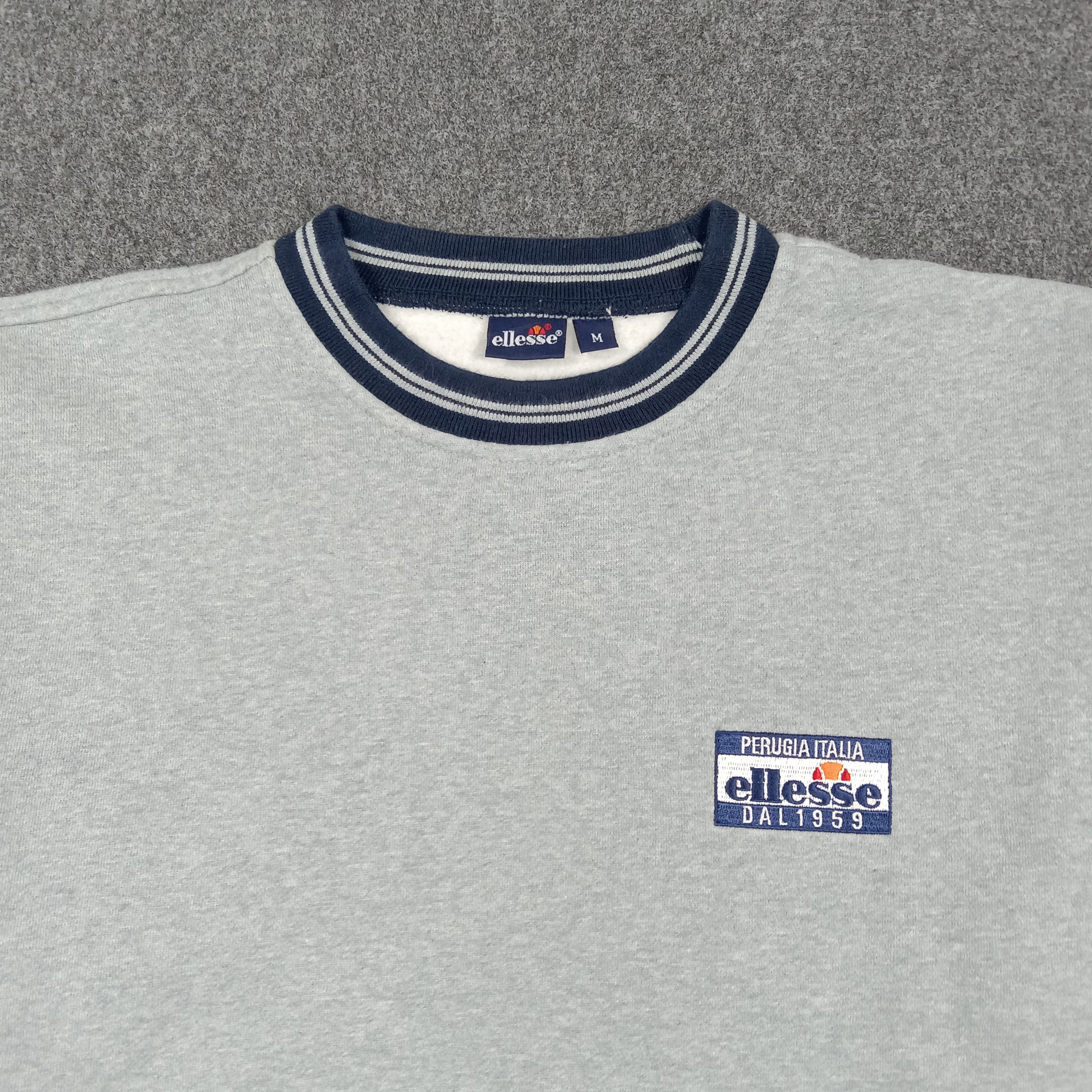 Ellesse Ellesse Perugia Italia Designer Sweatshirt C287N17 Size US M / EU 48-50 / 2 - 2 Thumbnail