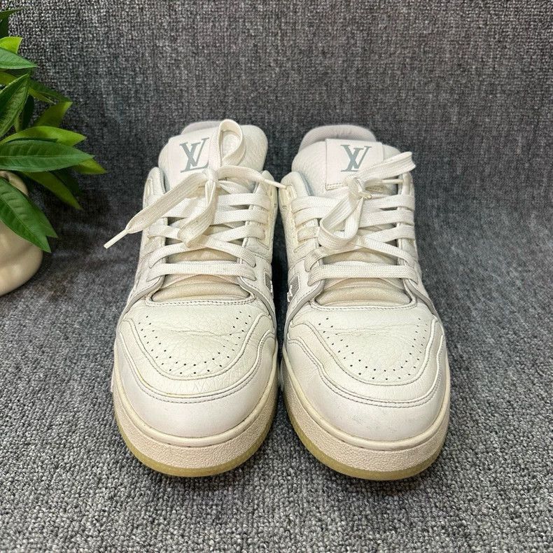 Louis Vuitton Louis Vuitton LV Trainer Fashion Sneakers in White-2506 Size US 9.5 / EU 42-43 - 2 Thumbnail