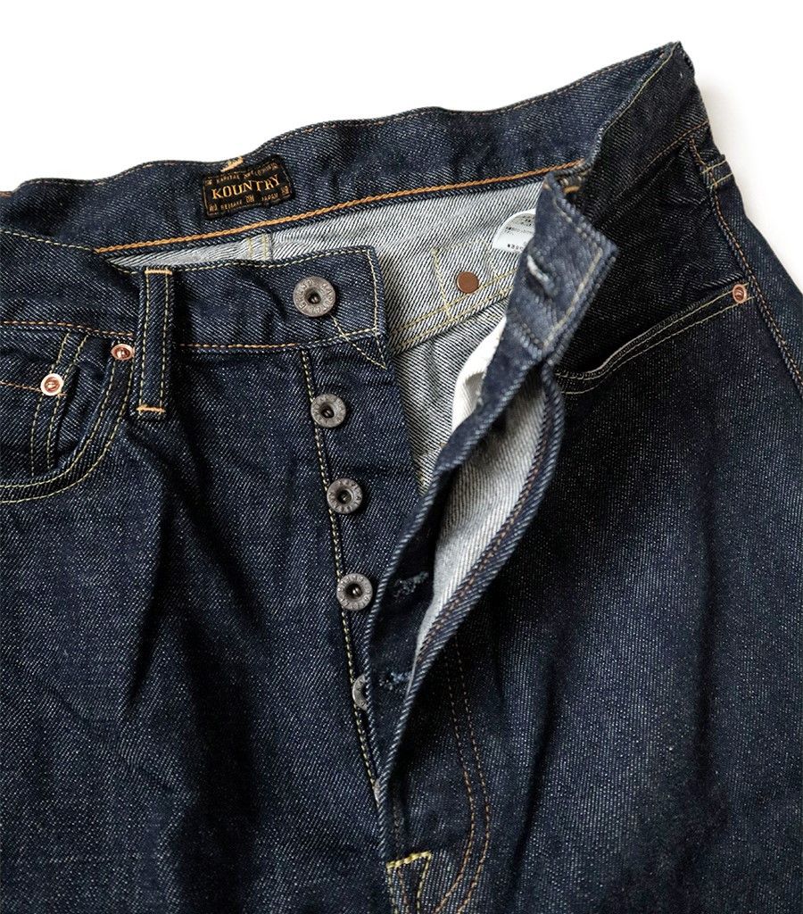 Kapital KAPITAL 12.5oz Denim Mexican Tuxedo 5P pants OKAGILLY bone Size US 38 / EU 54 - 5 Thumbnail