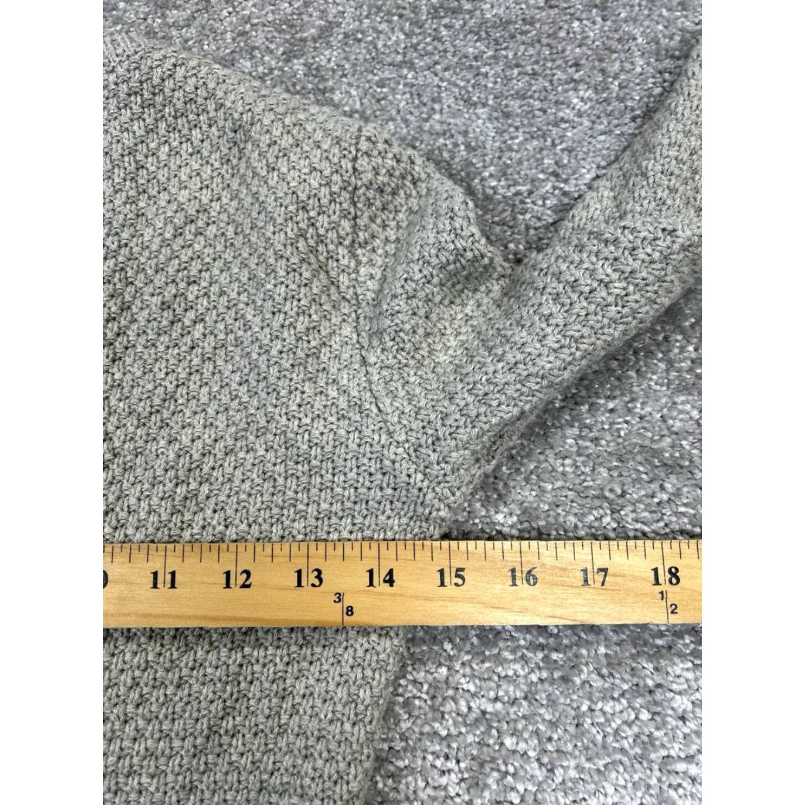 Brooks Brothers Brooks Brothers Sweater Womens XS Gray Cotton Wool Cable Knit Pullover Size XS / US 0-2 / IT 36-38 - 6 Thumbnail
