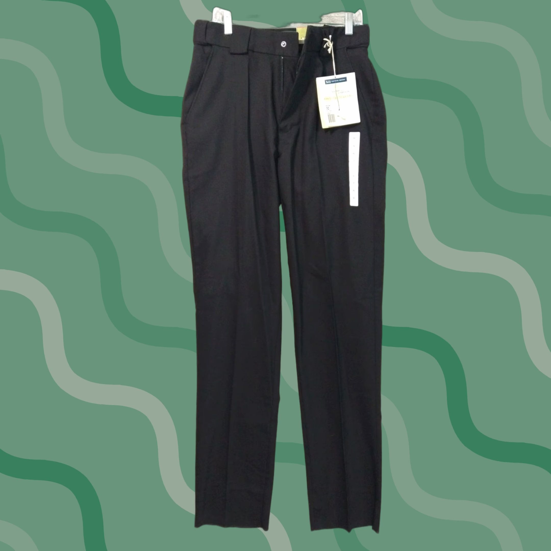 Vintage VINTAGE 5.11 Tactical Pants Mens 32 Black Wool Blend PDU Class A Twill Unhemmed Size US 32 / EU 48 - 1 Thumbnail