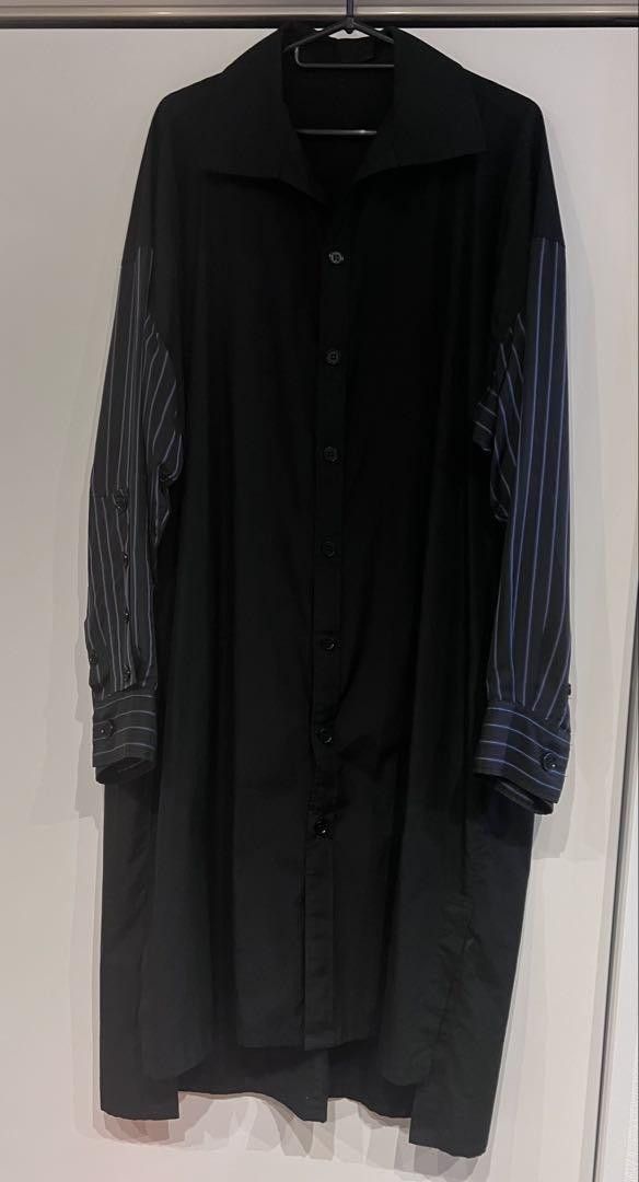 Yohji Yamamoto Yohji Yamamoto Pour Homme Striped Sleeve Shirt Size US S / EU 44-46 / 1 - 1 Thumbnail