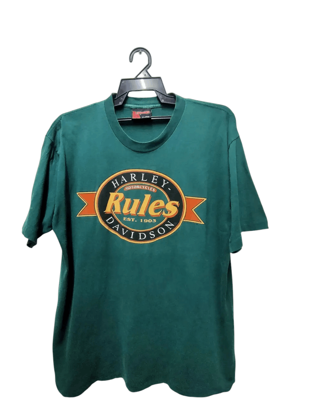 Harley Davidson × Vintage Vintage 90s Harley Davidson holoubek tee Size US XL / EU 56 / 4 - 1 Thumbnail