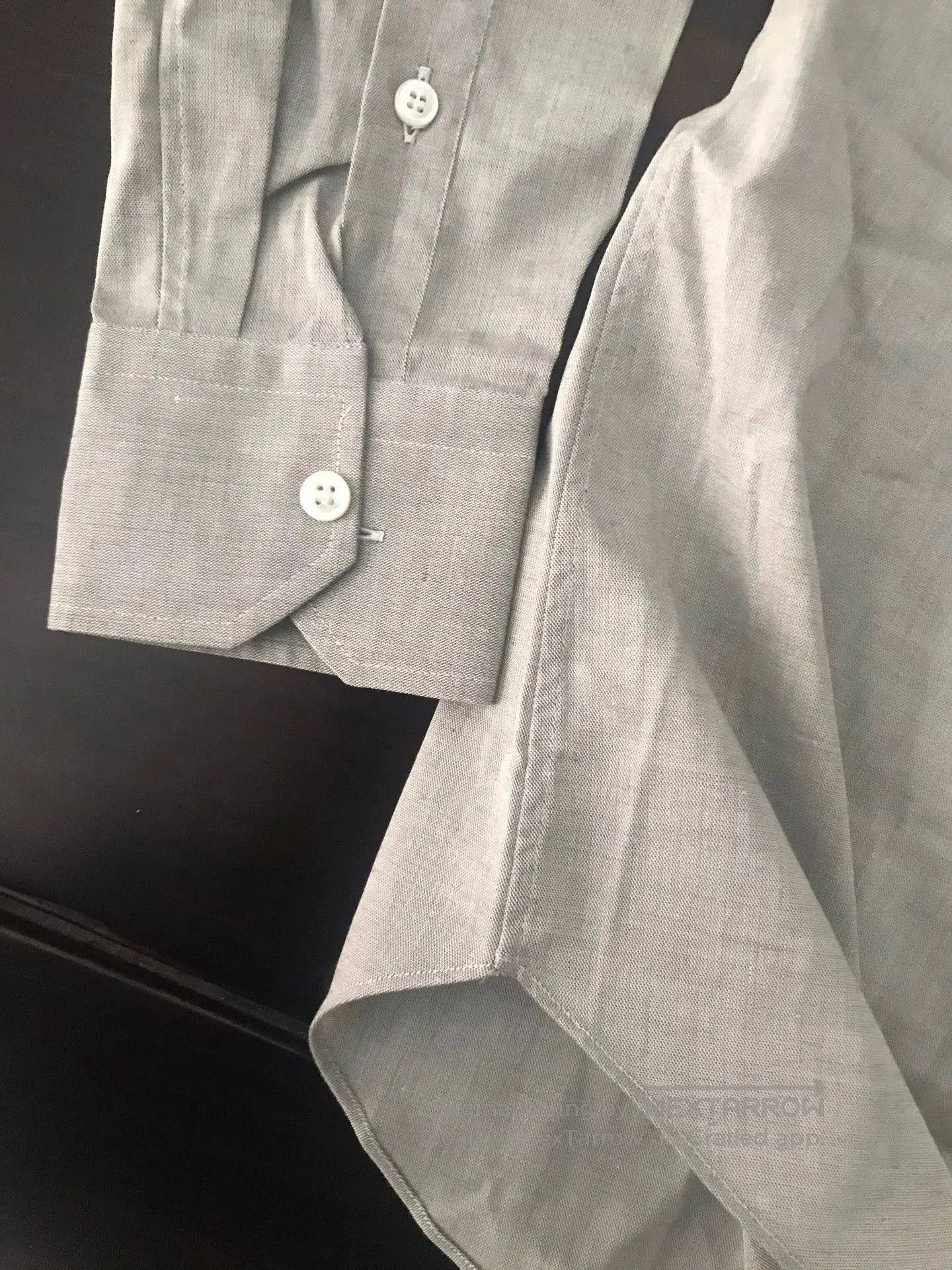 Brioni brand new breathable gray woven shirt. Size US S / EU 44-46 / 1 - 7 Thumbnail
