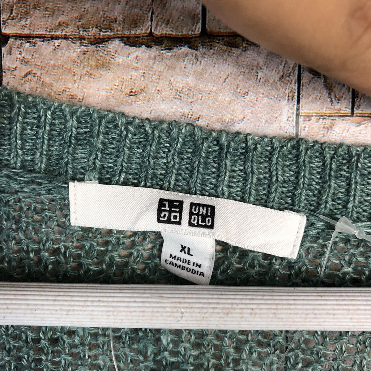 Vintage Uniqlo japan vintage Green Knitwear #A1218 Size US XL / EU 56 / 4 - 10 Thumbnail