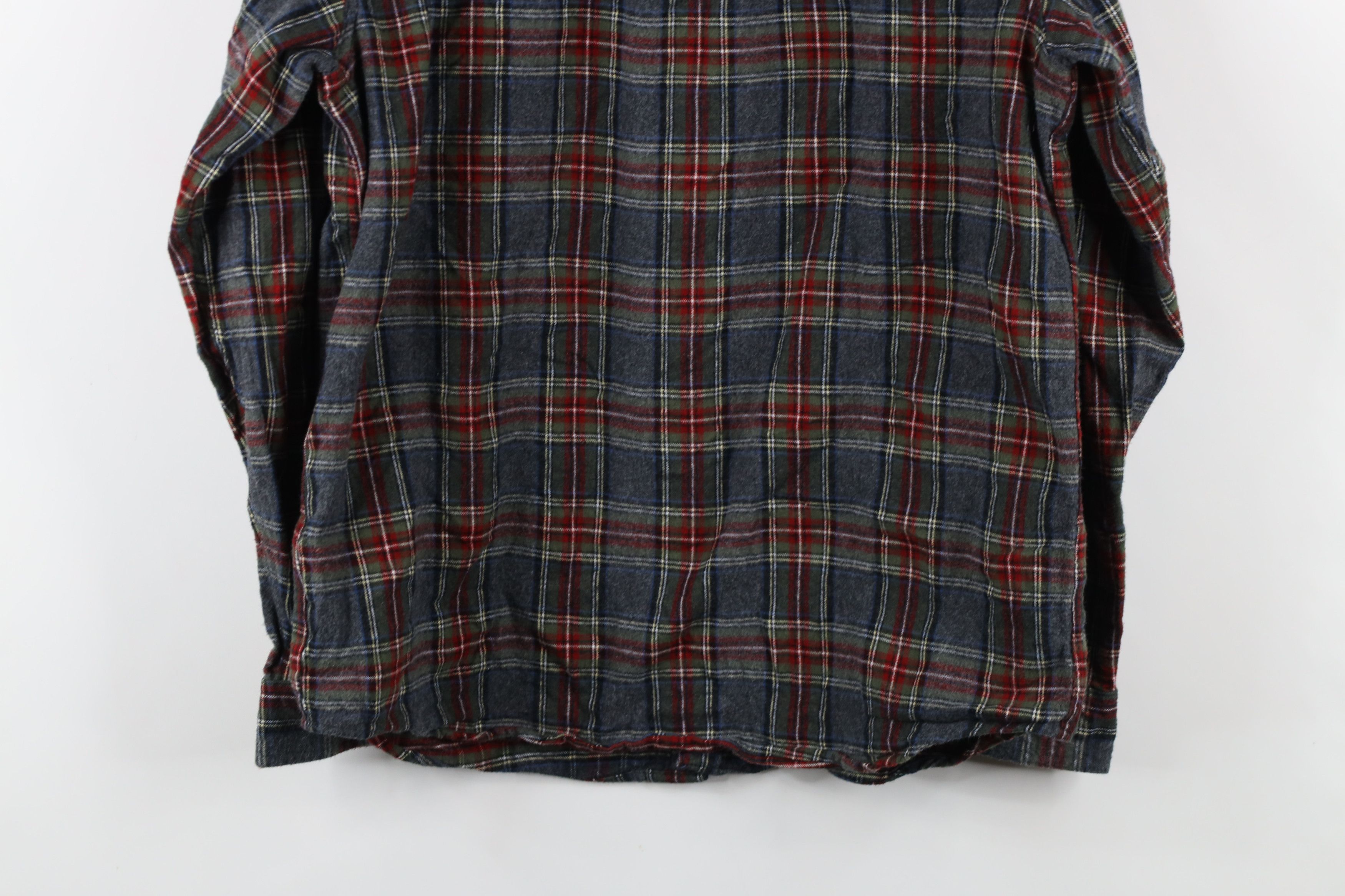 L.L. Bean × Vintage Vintage LL Bean Traditional Flannel Button Down Shirt Plaid Size US M / EU 48-50 / 2 - 9 Thumbnail