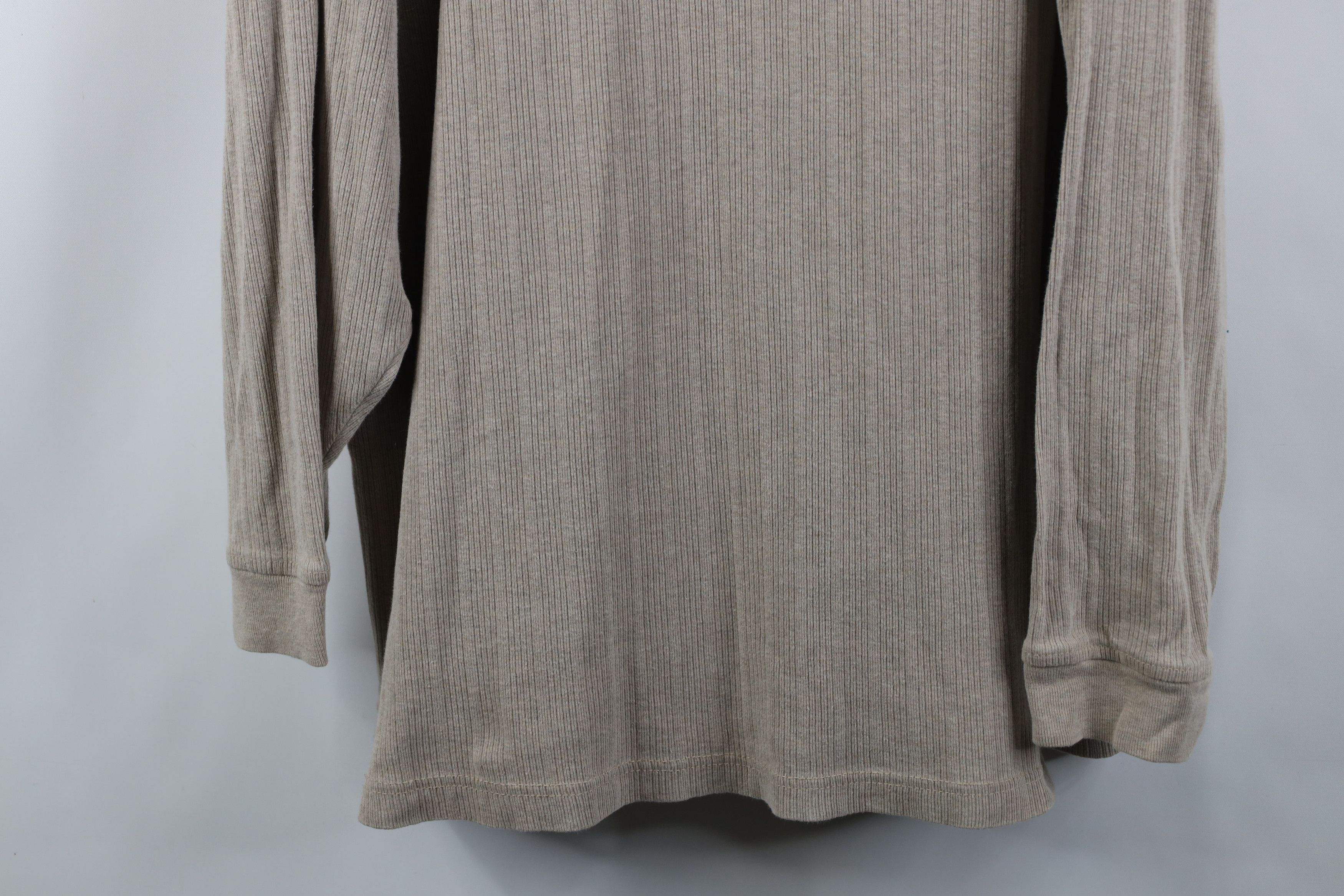 Vintage Vintage 90s Streetwear Ribbed Long Sleeve Henley T-Shirt Size US XL / EU 56 / 4 - 3 Thumbnail