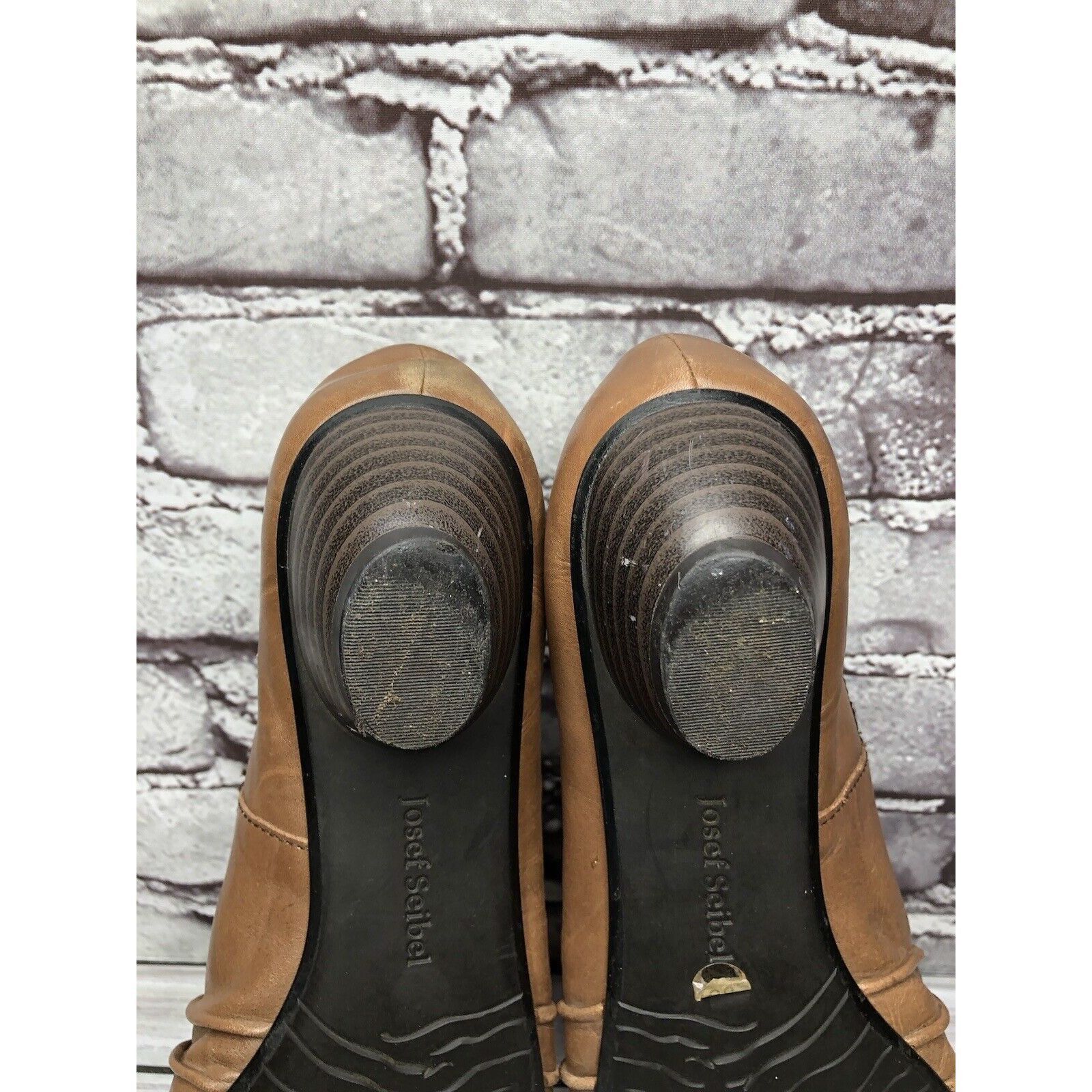 JOSEF SEIBAL Josef Seibel Brown Leather Slip On Heel Booties Shoes Women’ Size US 9 / IT 39 - 8 Thumbnail