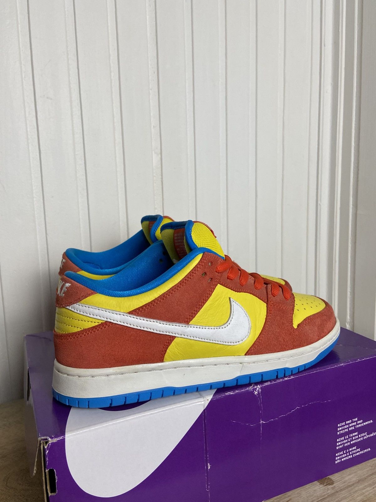 Nike Used Nike Dunk Low SB "Bart Simpson" Authentic Size 8,5US Size US 8.5 / EU 41-42 - 6 Thumbnail