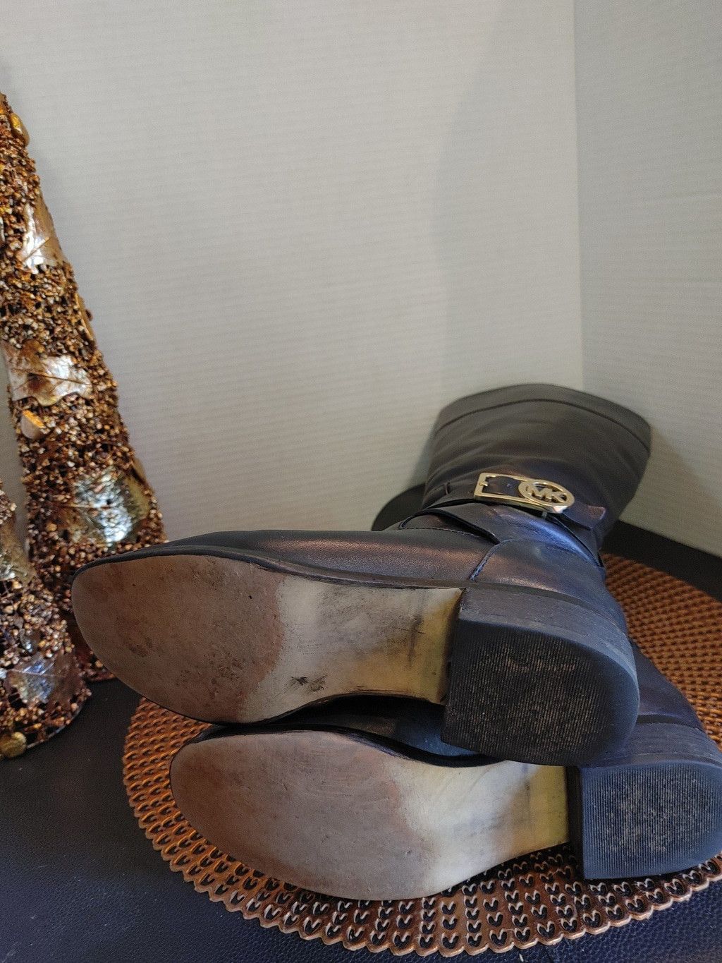Michael Kors Michael Kors Rory Leather Boots Size 6M Size US 6 / IT 36 - 6 Thumbnail