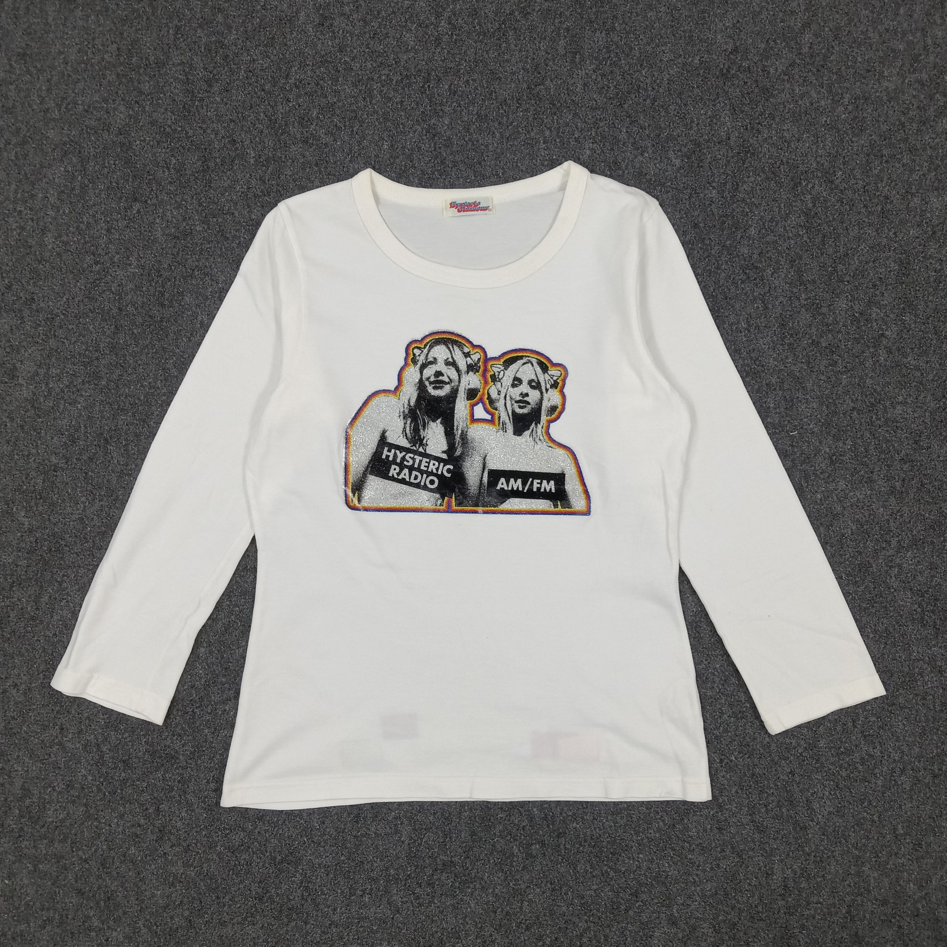 Hysteric Glamour × Japanese Brand × Vintage Hysteric Radio AM/FM Japanese Brand Tshirt Size XS / US 0-2 / IT 36-38 - 1 Thumbnail