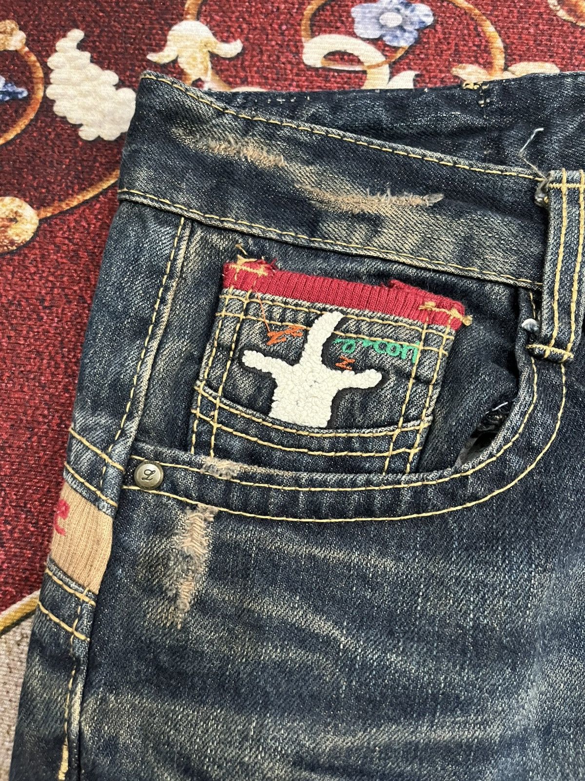 Japanese Brand Lolita x yoshimoto nara jeans Size US 31 - 6 Thumbnail
