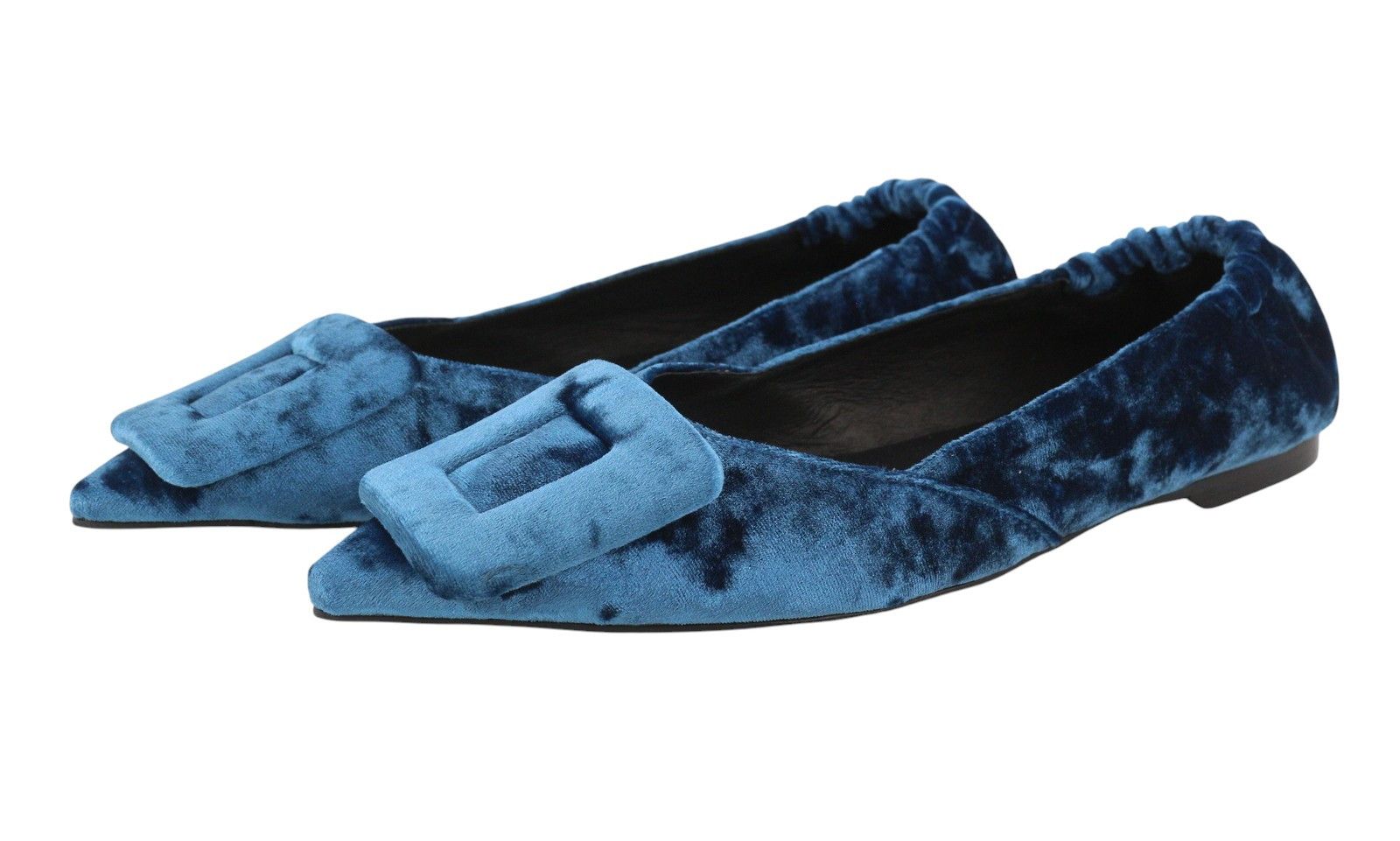 Other BIBI LOU BOCHUM EU38 Blue Velvet Covered Pointed 87560 Size US 7 / IT 37 - 4 Thumbnail