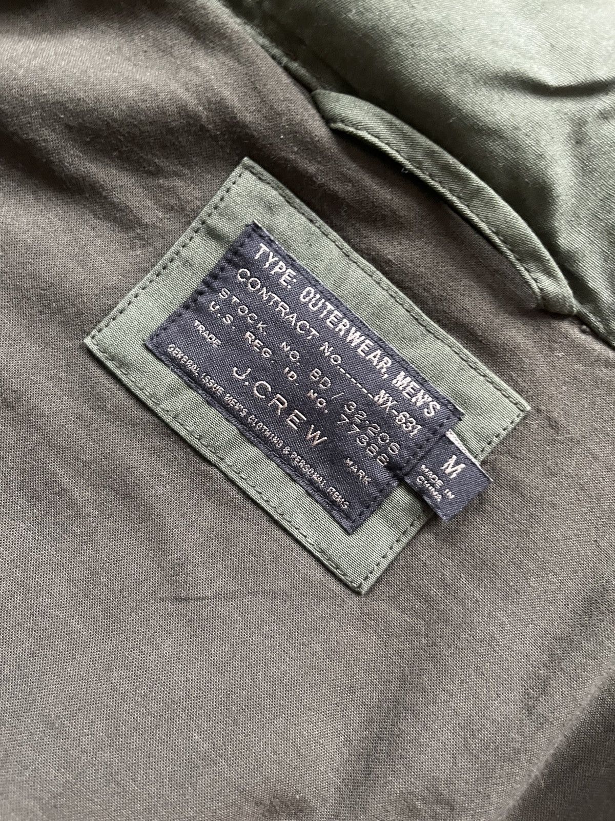 J.Crew J Crew Outerwear Men Jacket NX-631 Cotton Military Size US M / EU 48-50 / 2 - 2 Thumbnail