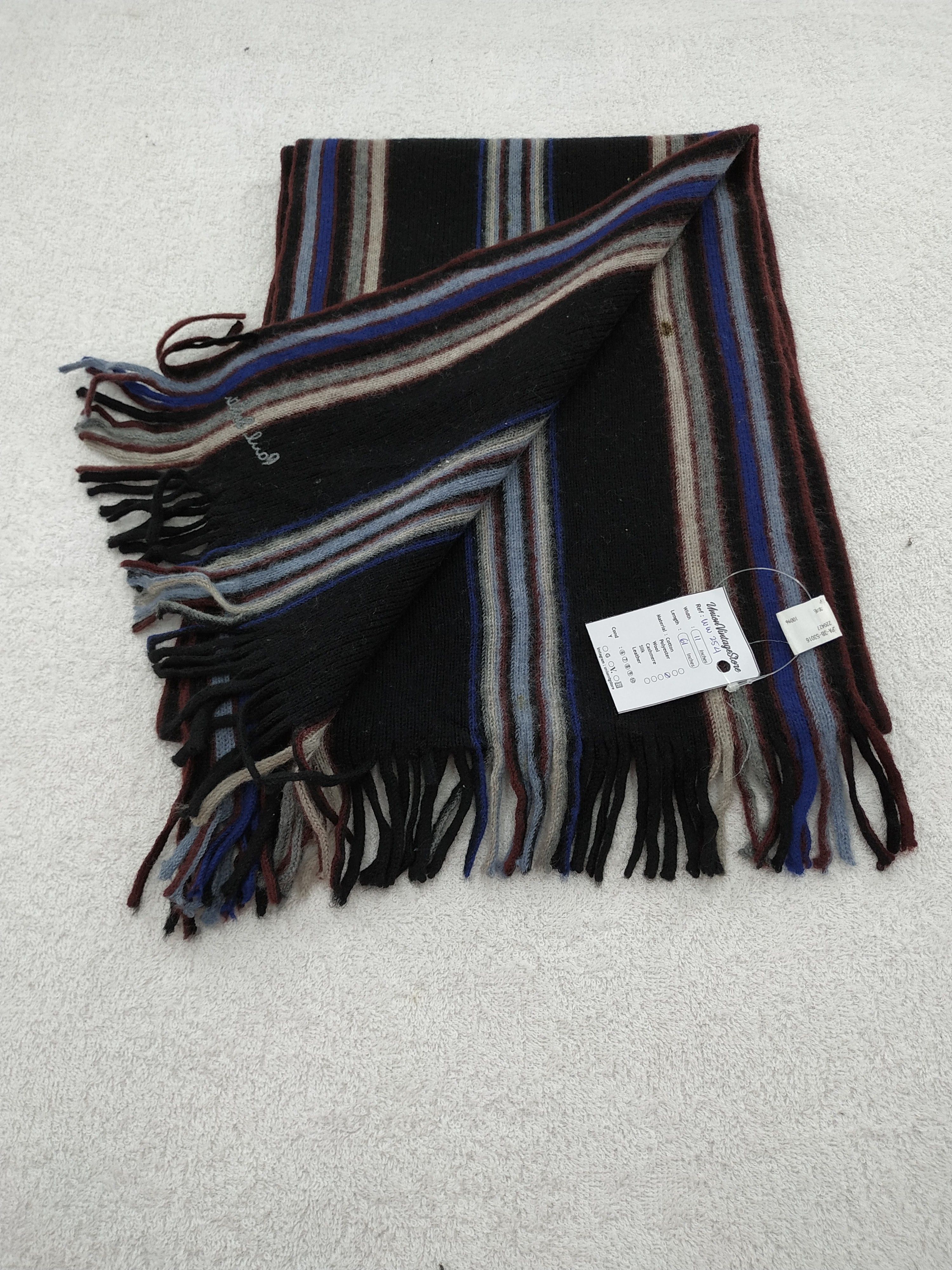 Paul Smith × Vintage Paul Smith Scarf / Muffler / Neckwear - WW254 Size ONE SIZE - 2 Thumbnail