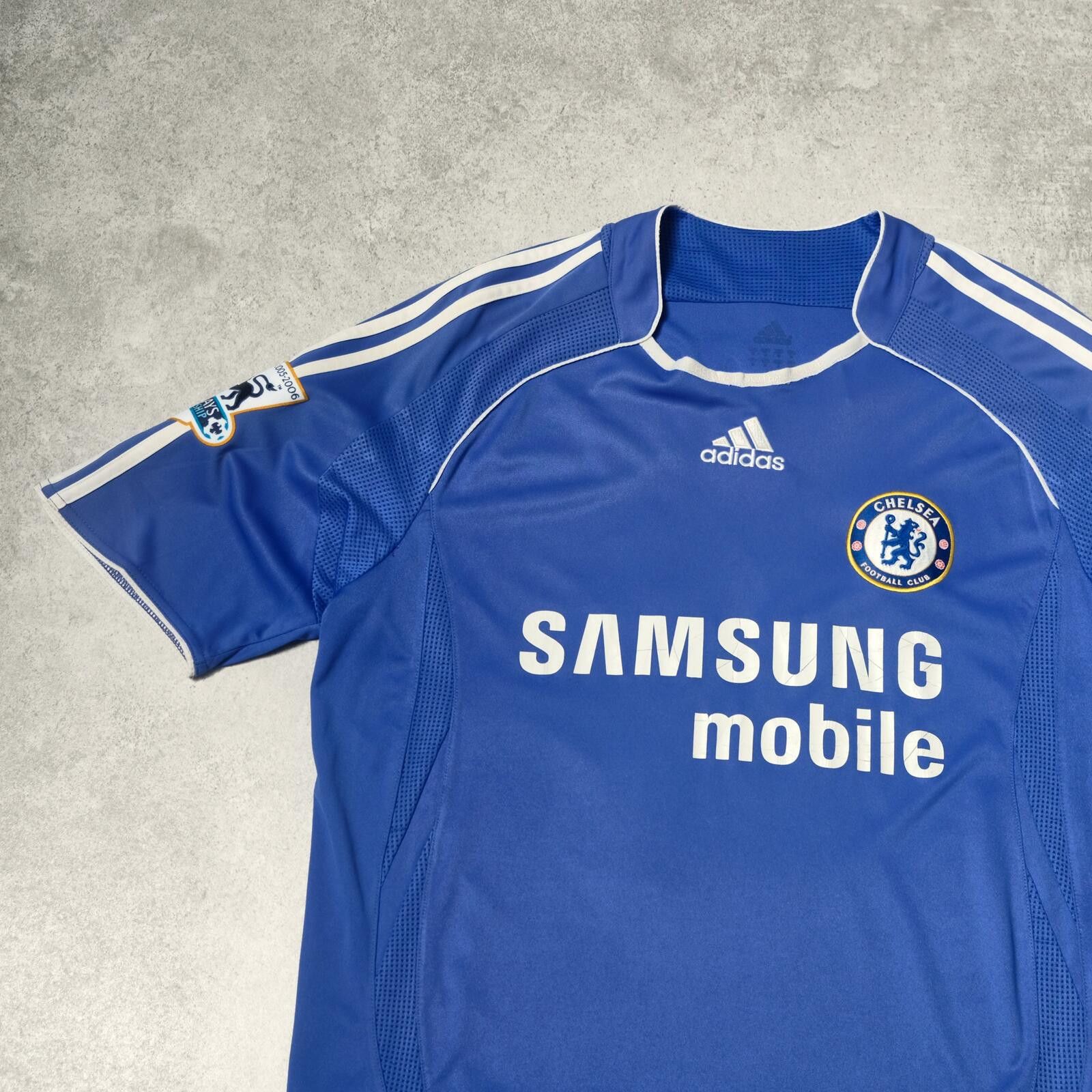 Adidas 2006/08 Chelsea Home Shirt Adidas Drogba (L) Size US L / EU 52-54 / 3 - 3 Thumbnail