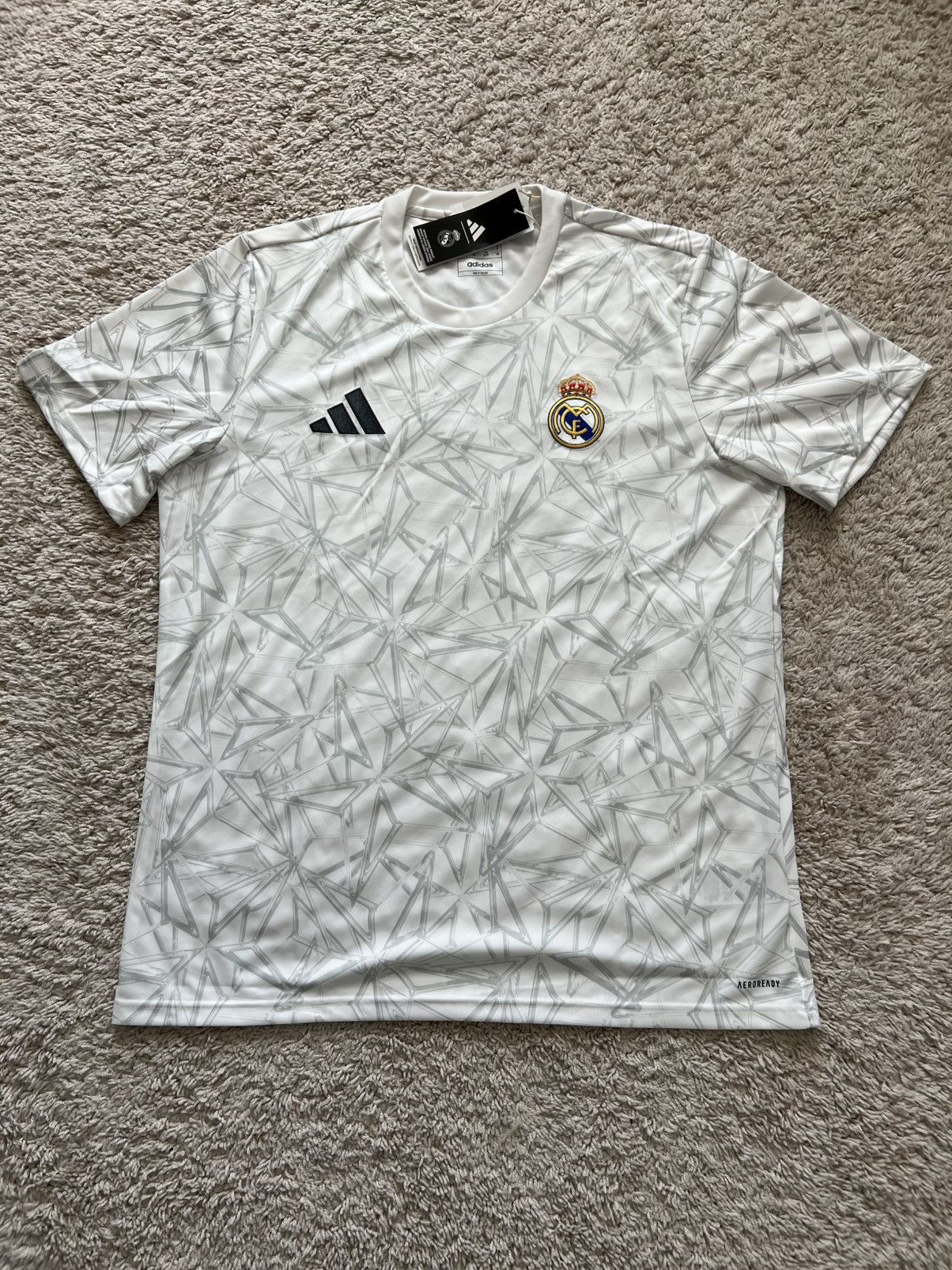 Adidas Adidas Real Madrid 24/25 Pre Match Jersey Size US L / EU 52-54 / 3 - 4 Thumbnail