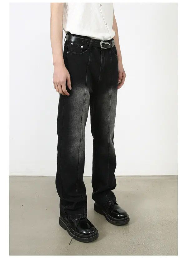Japanese Brand Japanese retro men's casual mid-waist denim trousers Size US 32 / EU 48 - 6 Thumbnail
