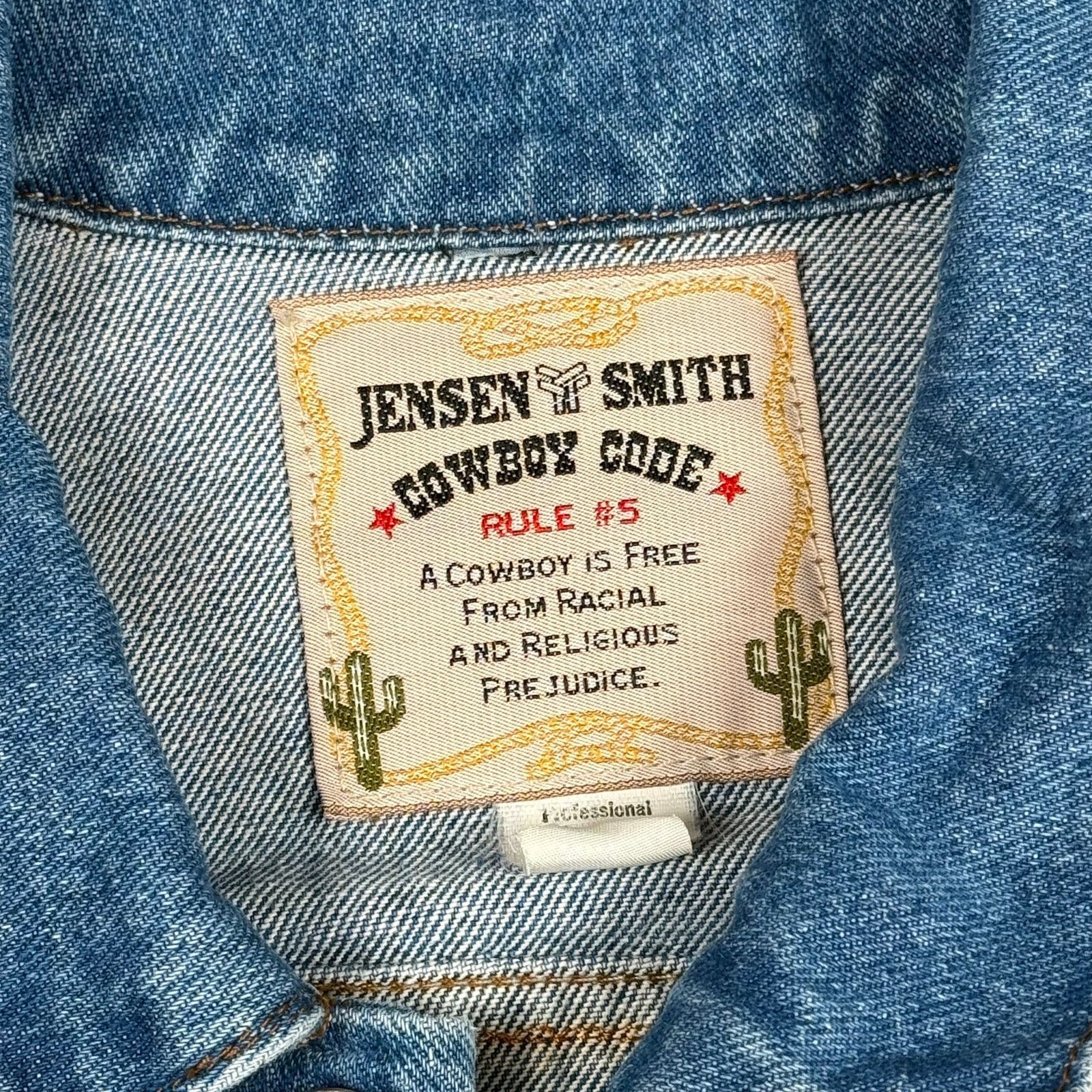 Vintage Vintage Jensen Smith Western Woven Denim Jacket Size US XL / EU 56 / 4 - 3 Thumbnail