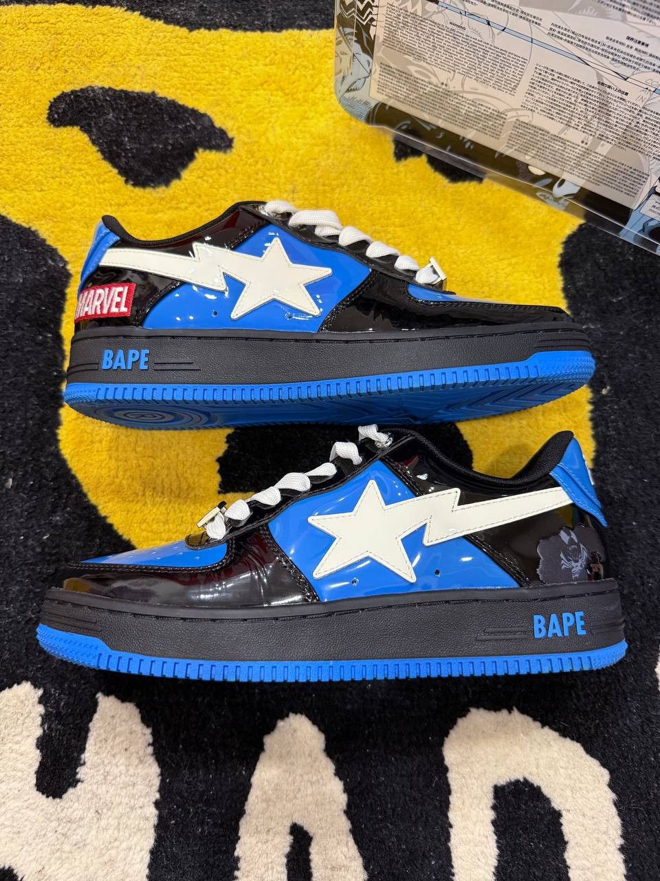 Bape × Marvel Comics Bape Sta Marvel Comics Venom (2022) US7 Size US 7 / EU 40 - 2 Thumbnail