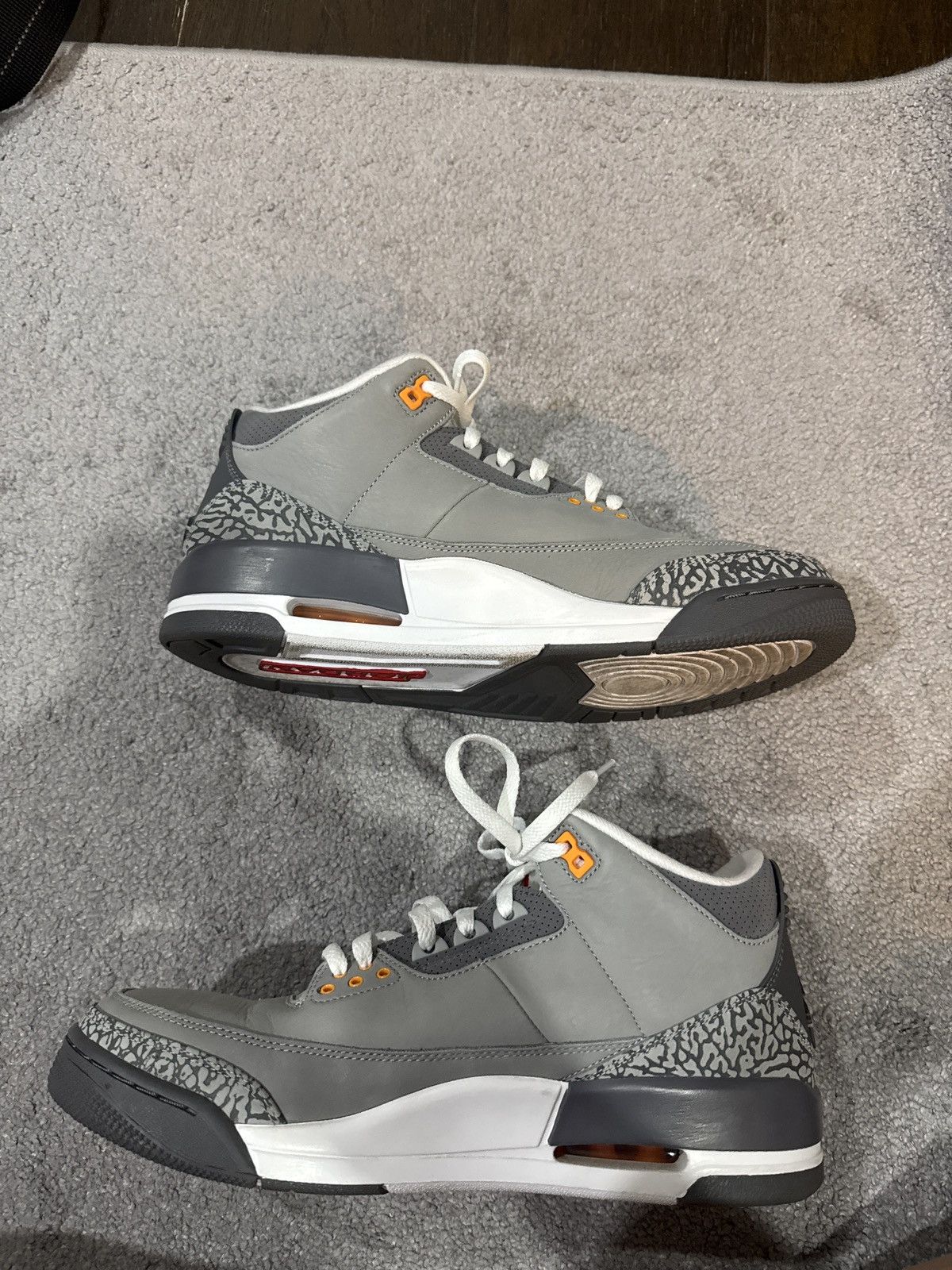 Jordan Brand Jordan 3 Cool Grey Size US 12.5 / EU 45-46 - 1 Thumbnail