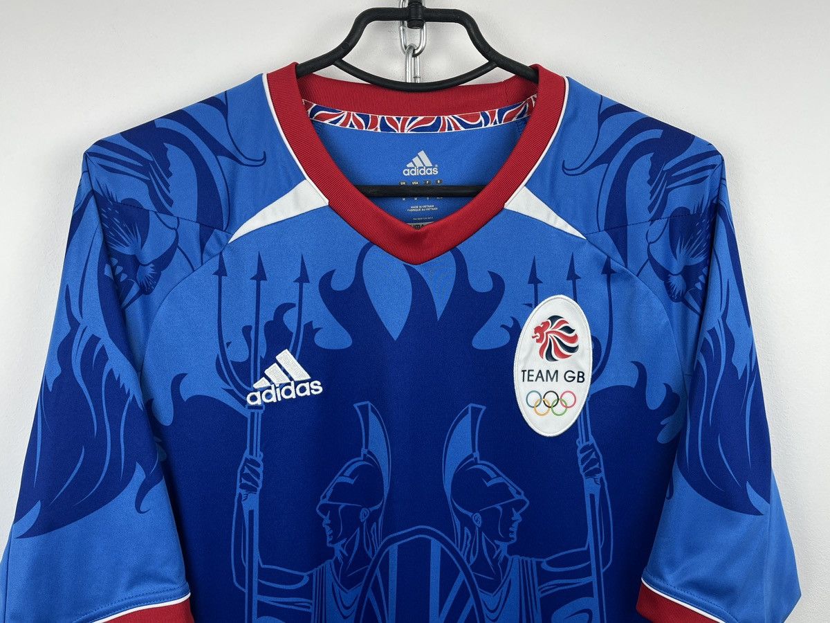 Adidas × Vintage Adidas Great Britain Team Jersey Olympic Games Shirt X16812 Size US M / EU 48-50 / 2 - 3 Thumbnail