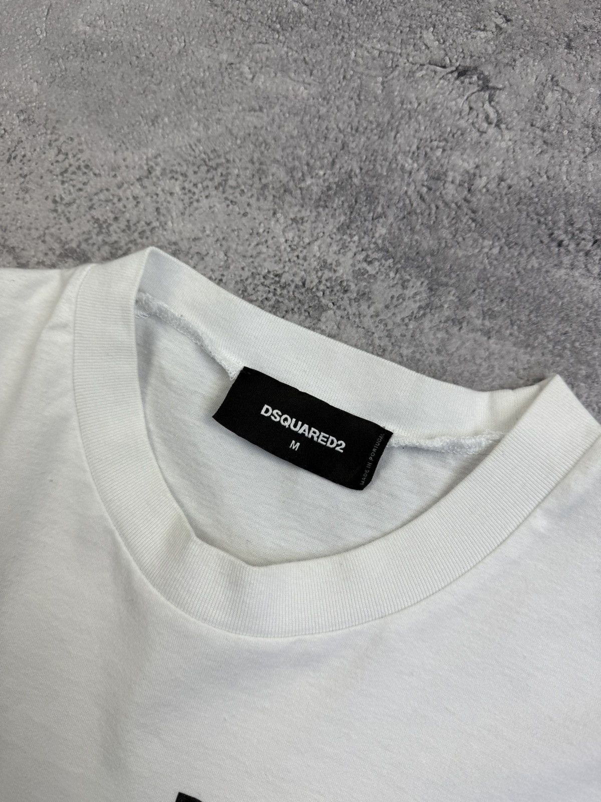 Dsquared2 Dsquared2 ICON Big Logo T-Shirt White Tee Y2K Streetwear Size US M / EU 48-50 / 2 - 10 Thumbnail